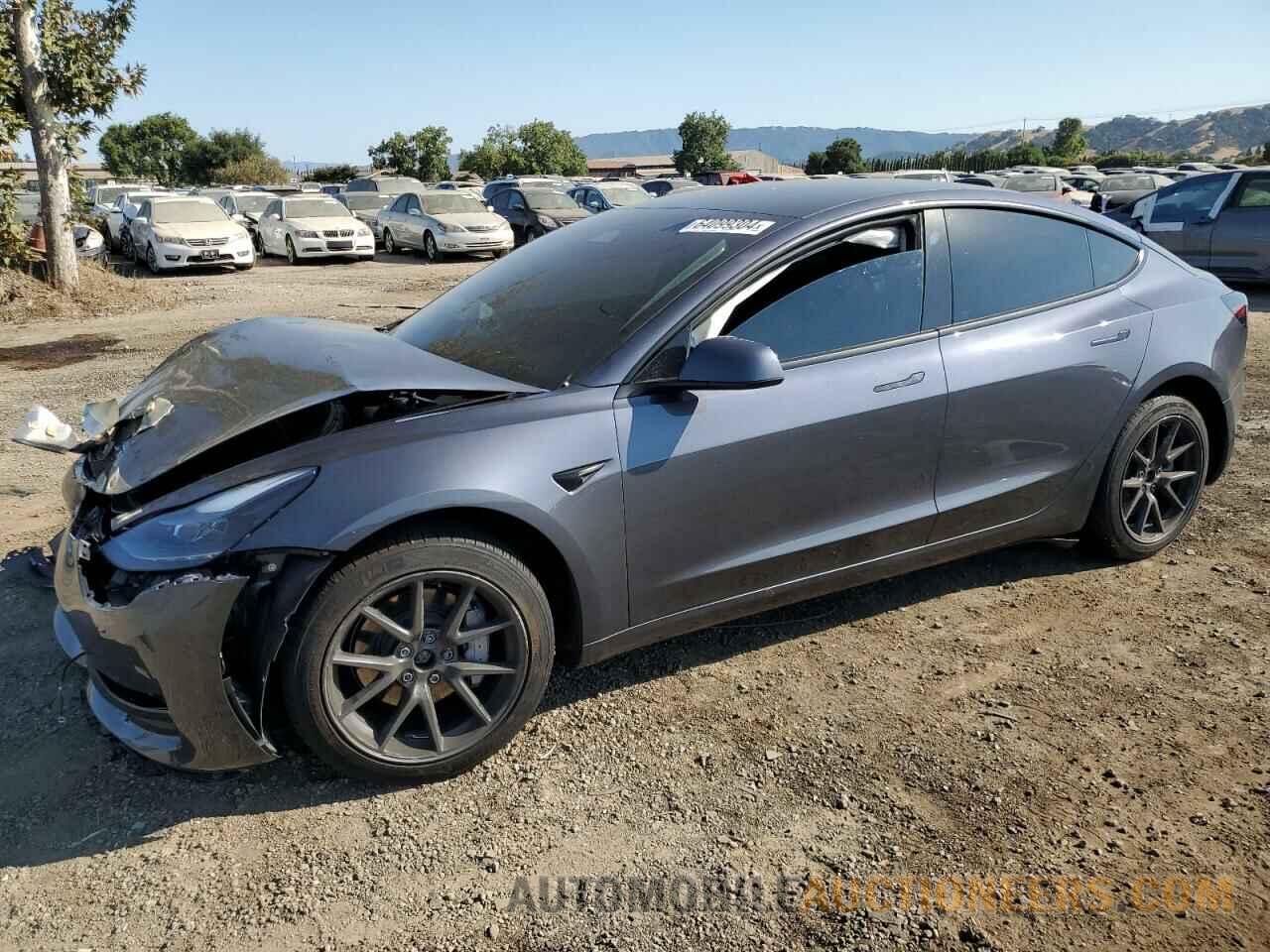 5YJ3E1EB8PF634487 TESLA MODEL 3 2023