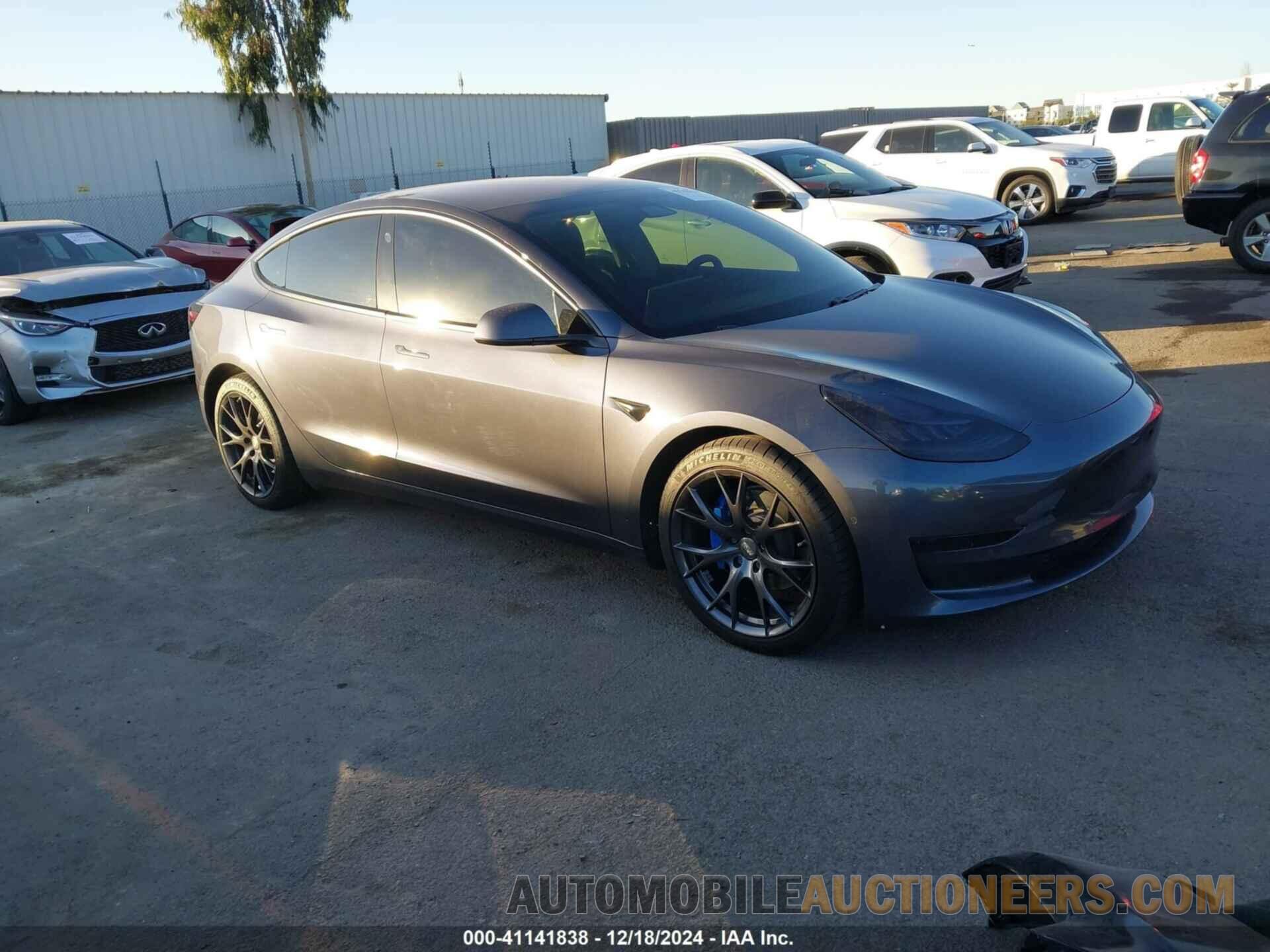 5YJ3E1EB9KF191825 TESLA MODEL 3 2019