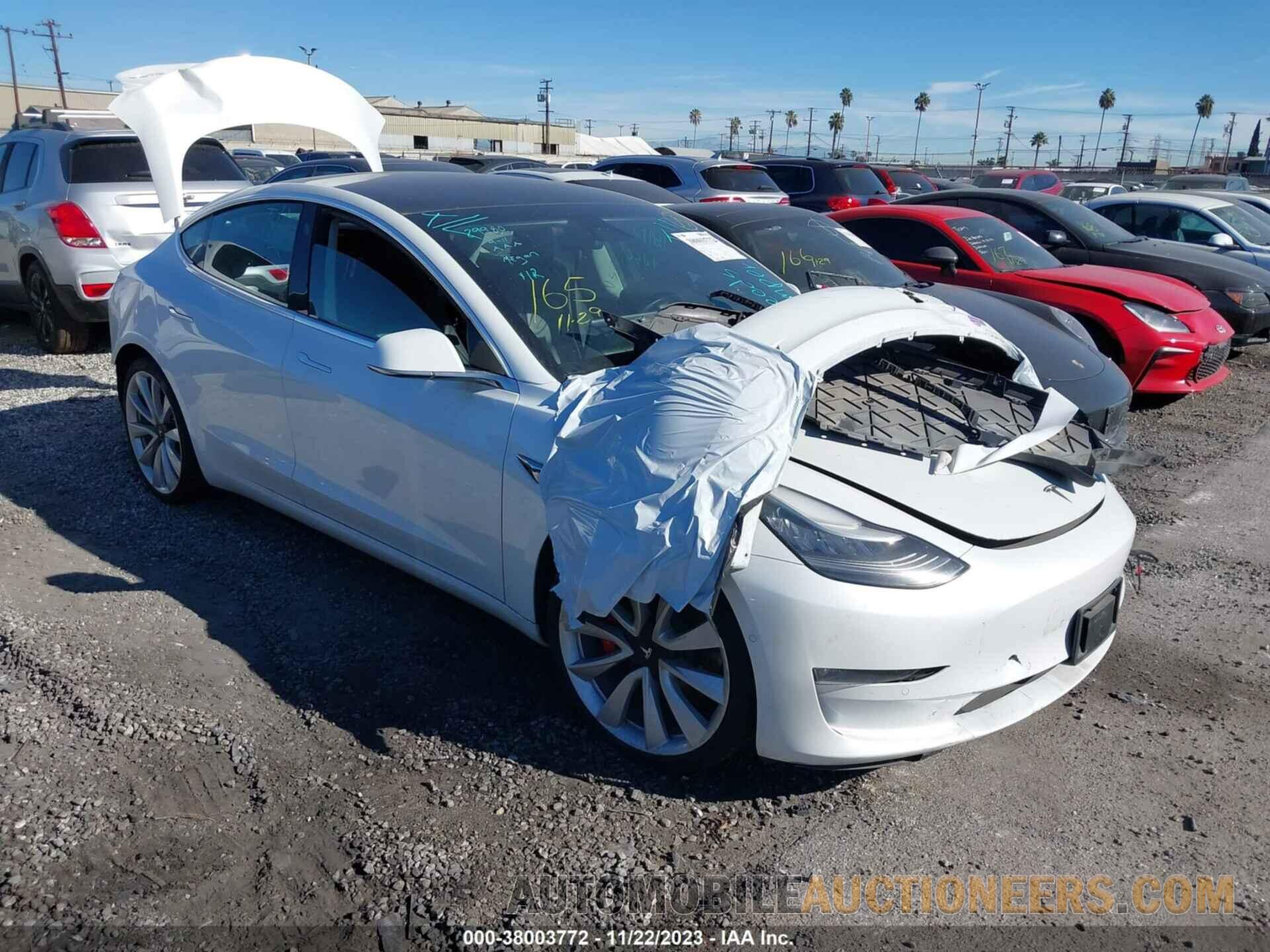 5YJ3E1EB9KF237850 TESLA MODEL 3 2019