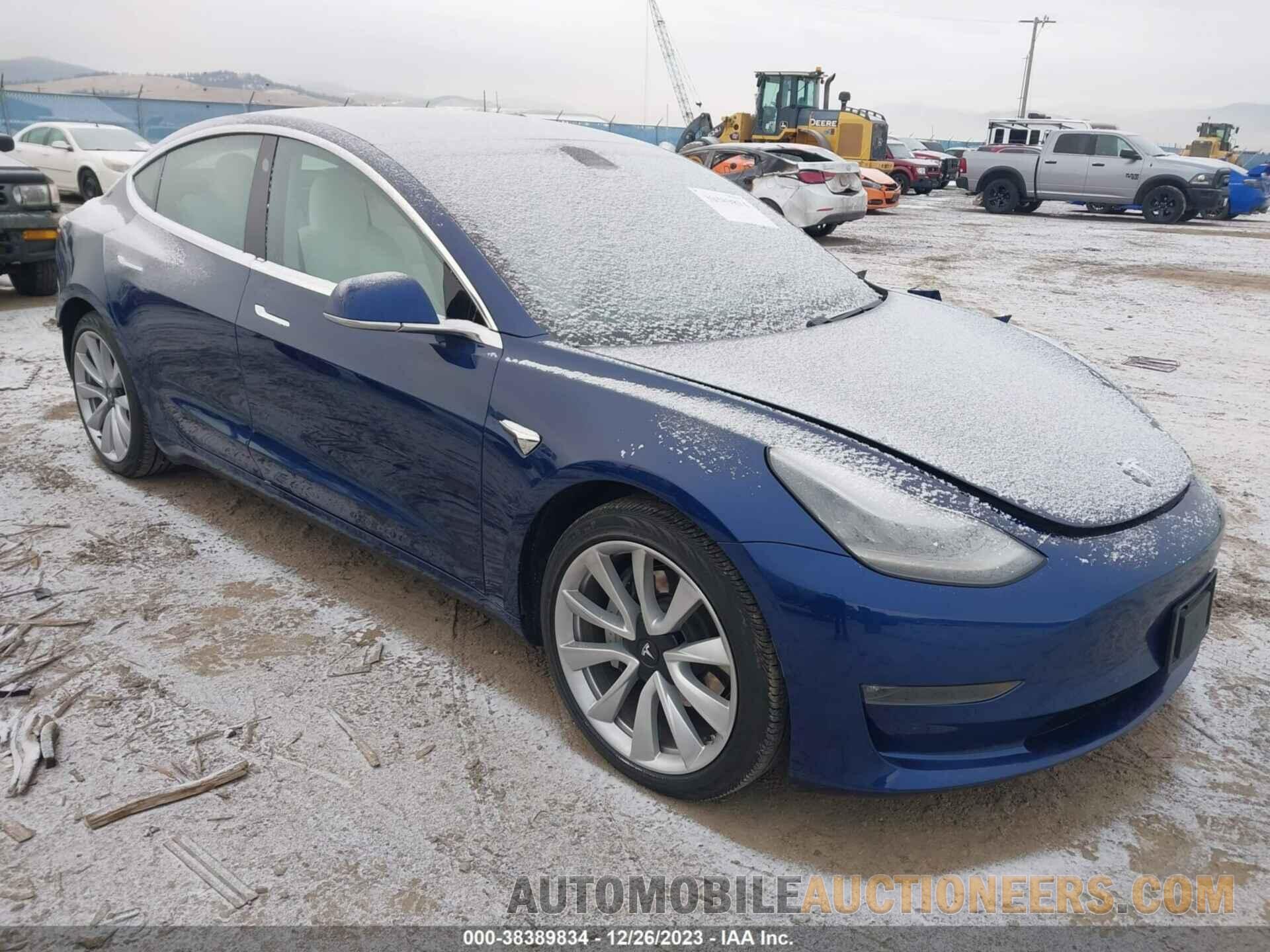 5YJ3E1EB9KF392138 TESLA MODEL 3 2019