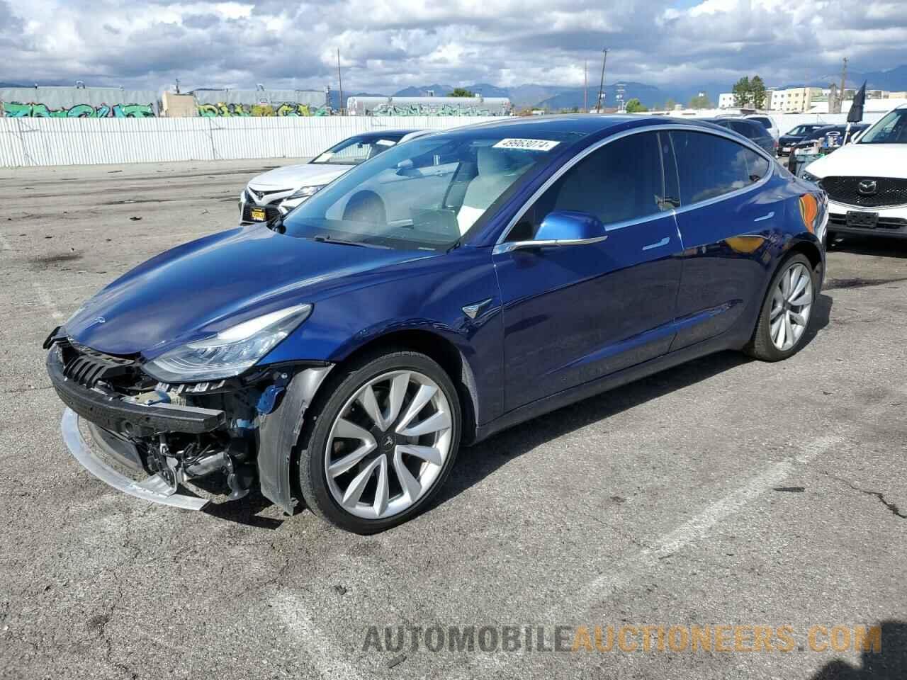 5YJ3E1EB9KF407298 TESLA MODEL 3 2019