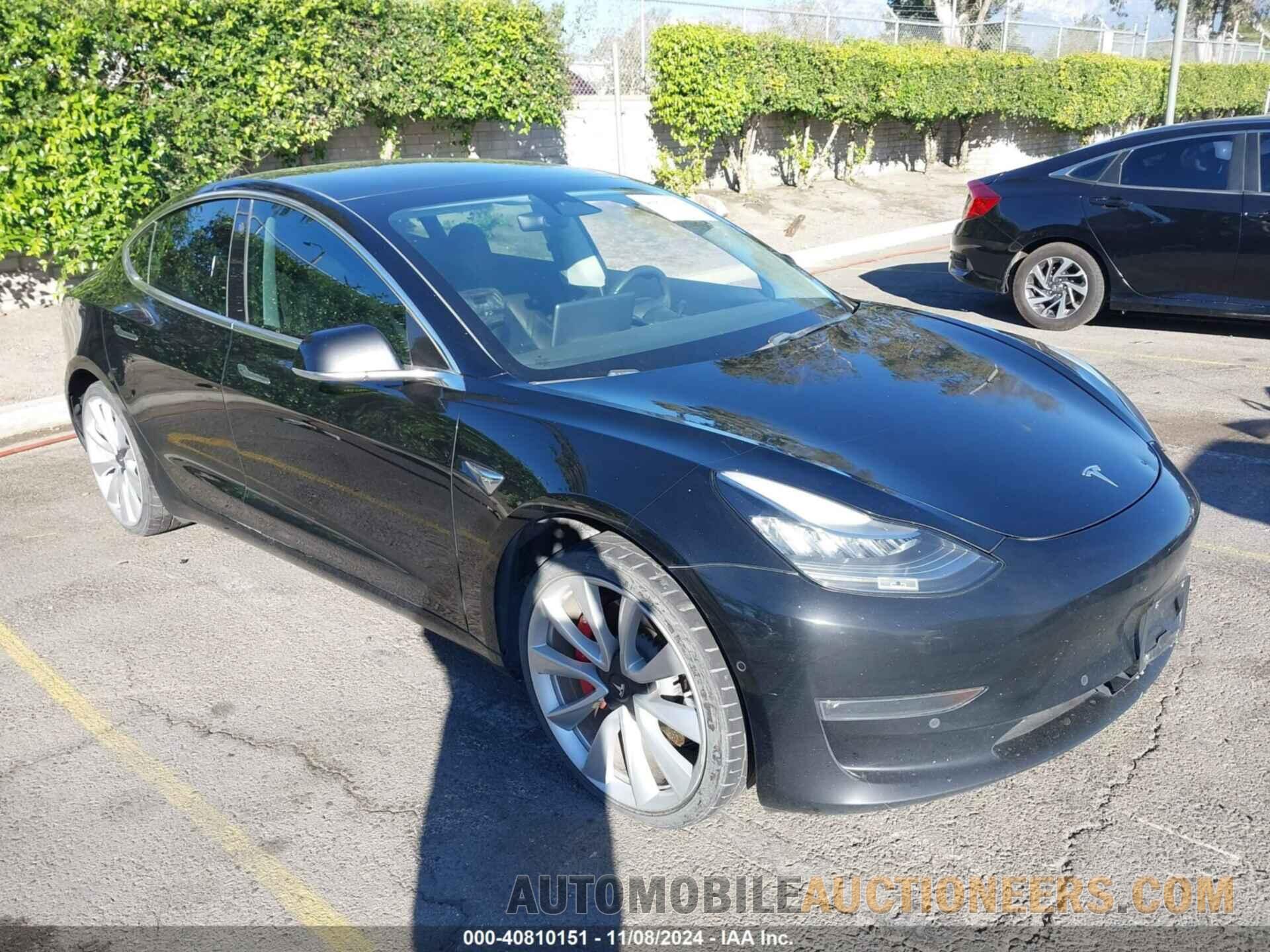 5YJ3E1EB9KF425655 TESLA MODEL 3 2019