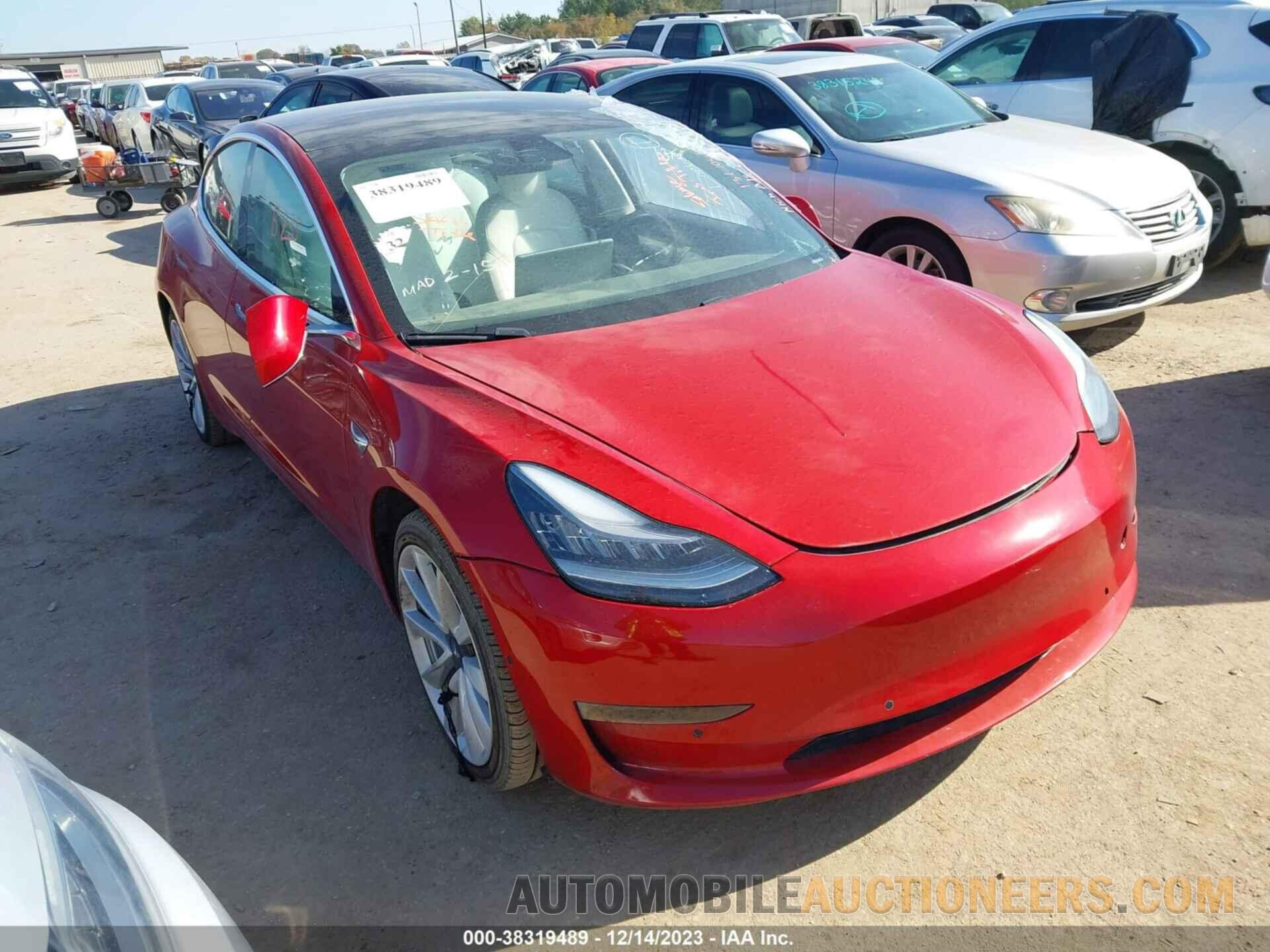 5YJ3E1EB9LF769729 TESLA MODEL 3 2020