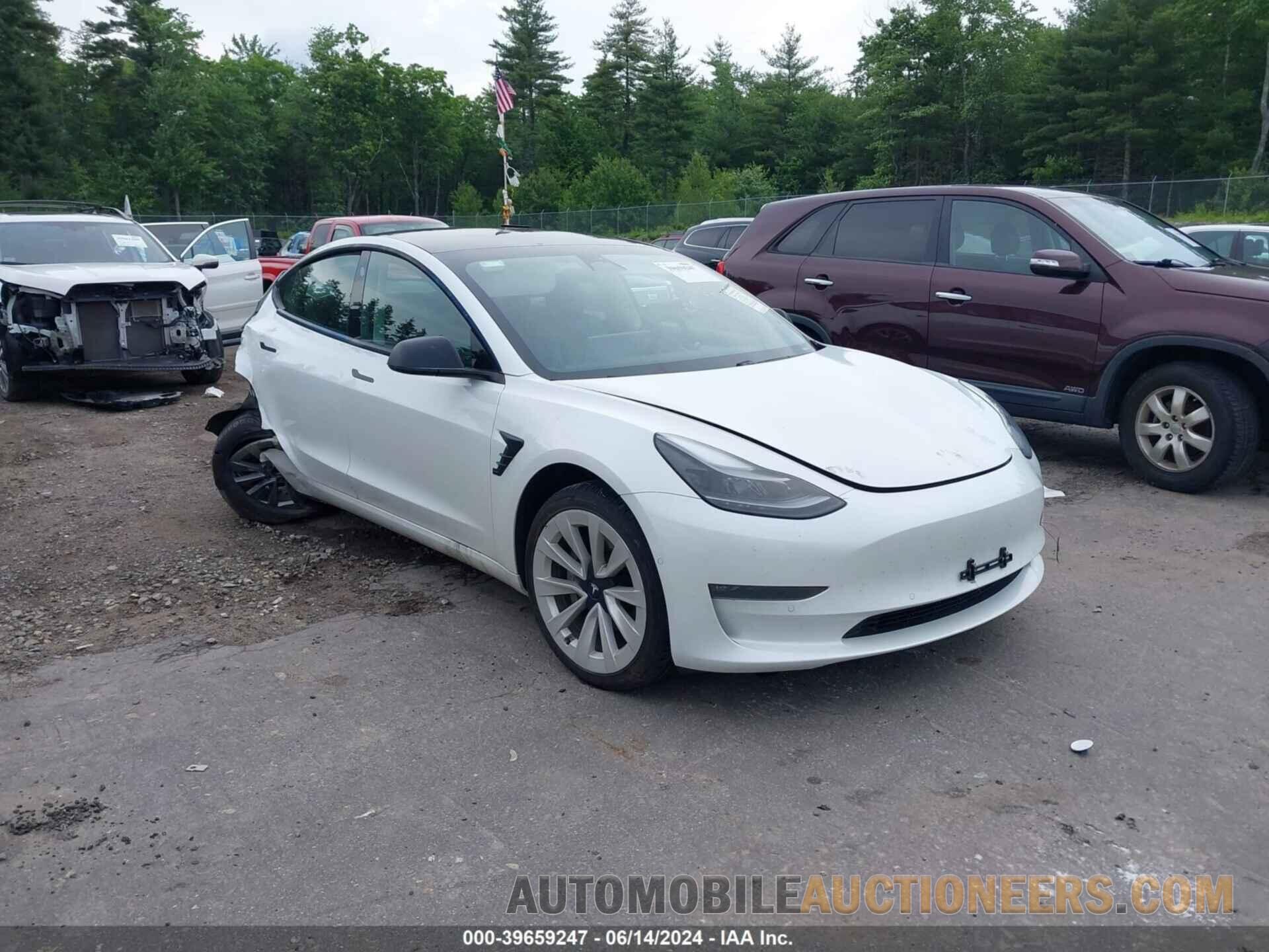 5YJ3E1EB9MF009365 TESLA MODEL 3 2021