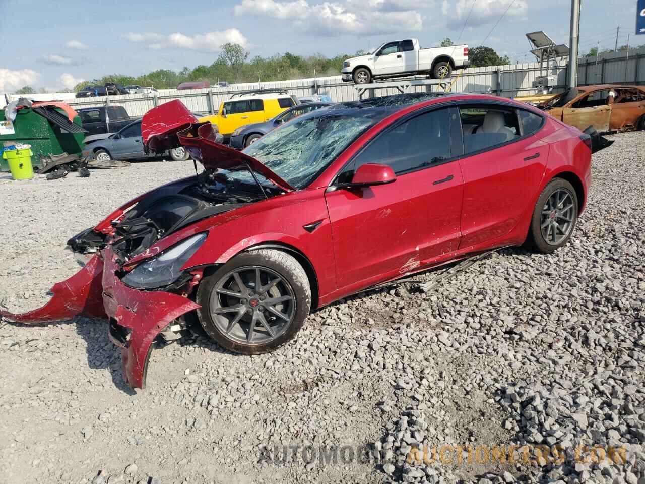 5YJ3E1EB9MF013285 TESLA MODEL 3 2021