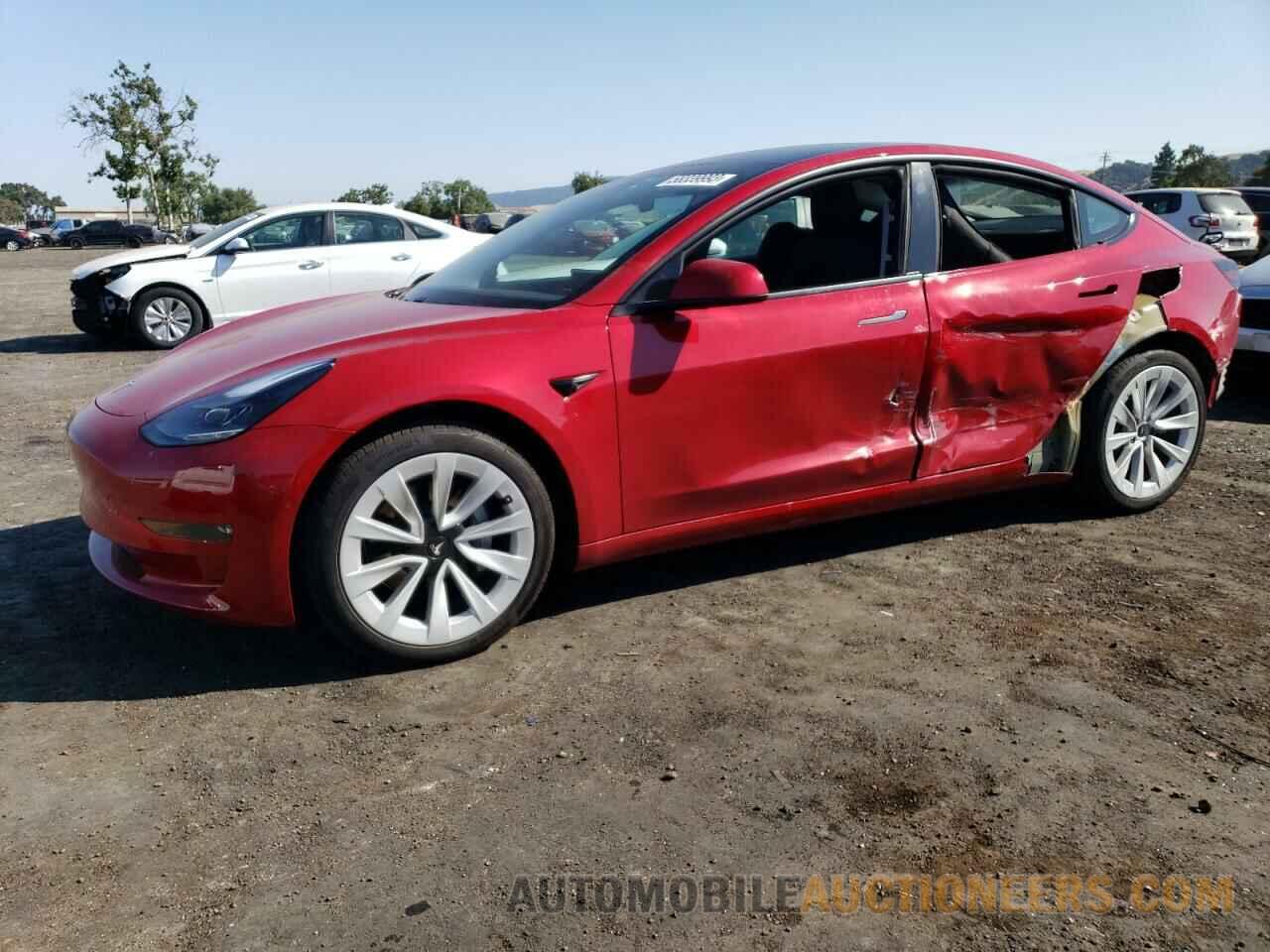 5YJ3E1EB9MF050224 TESLA MODEL 3 2021