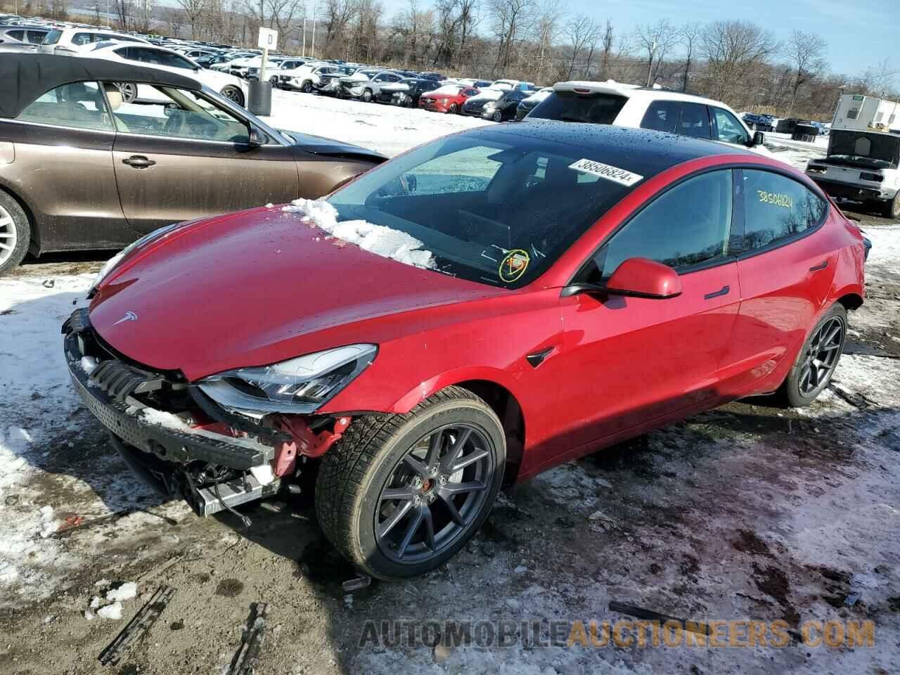 5YJ3E1EB9MF849632 TESLA MODEL 3 2021