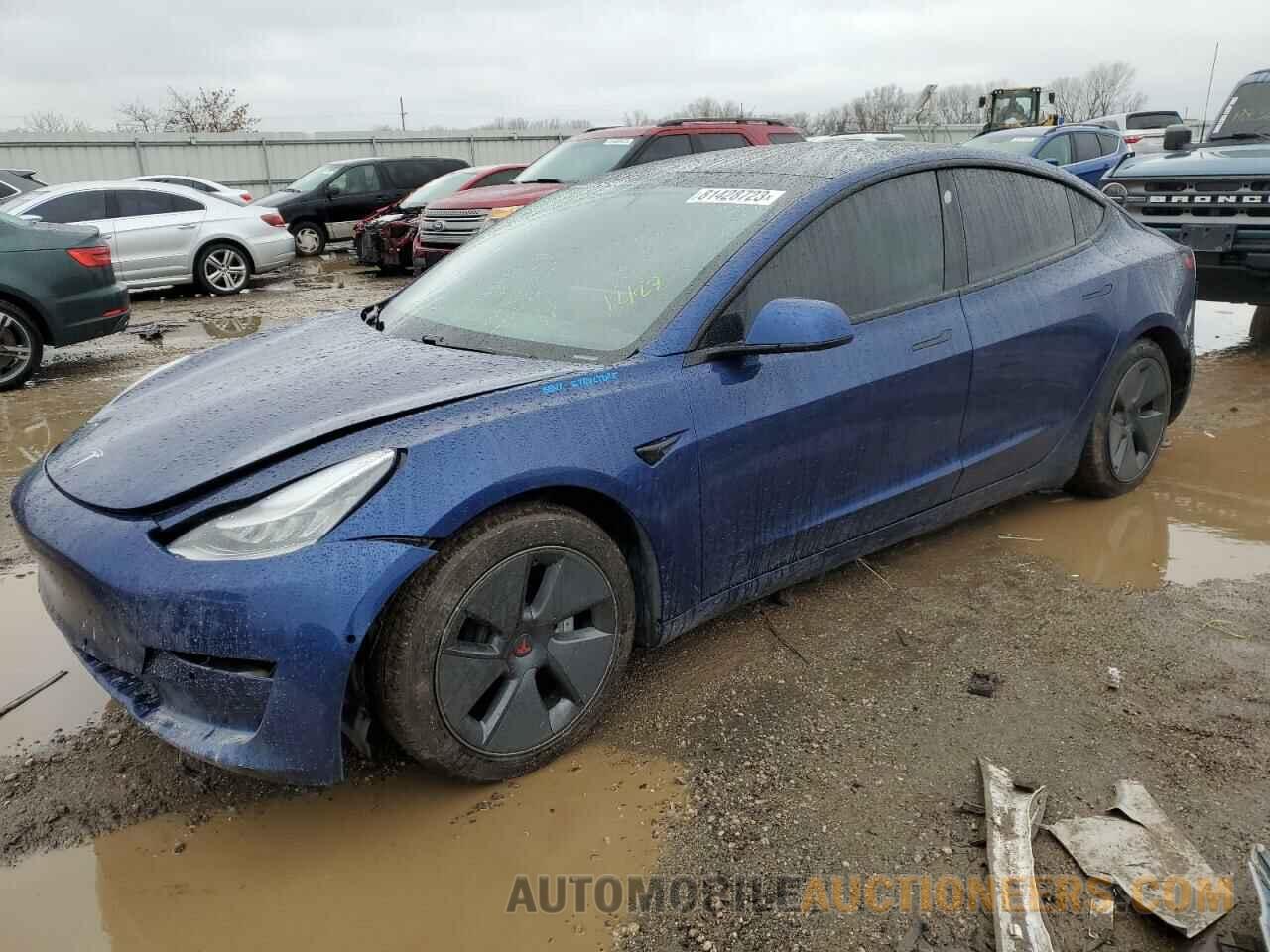 5YJ3E1EB9MF853258 TESLA MODEL 3 2021