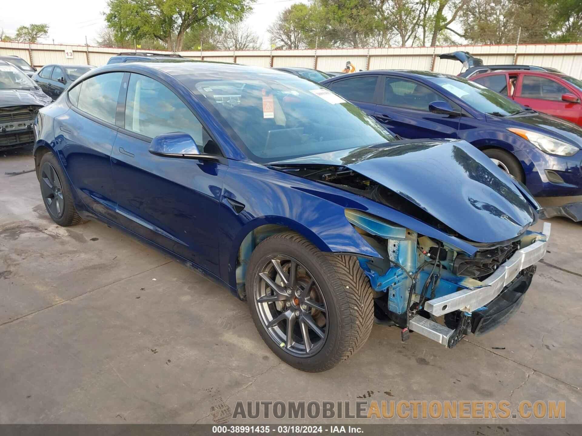 5YJ3E1EB9MF869170 TESLA MODEL 3 2021