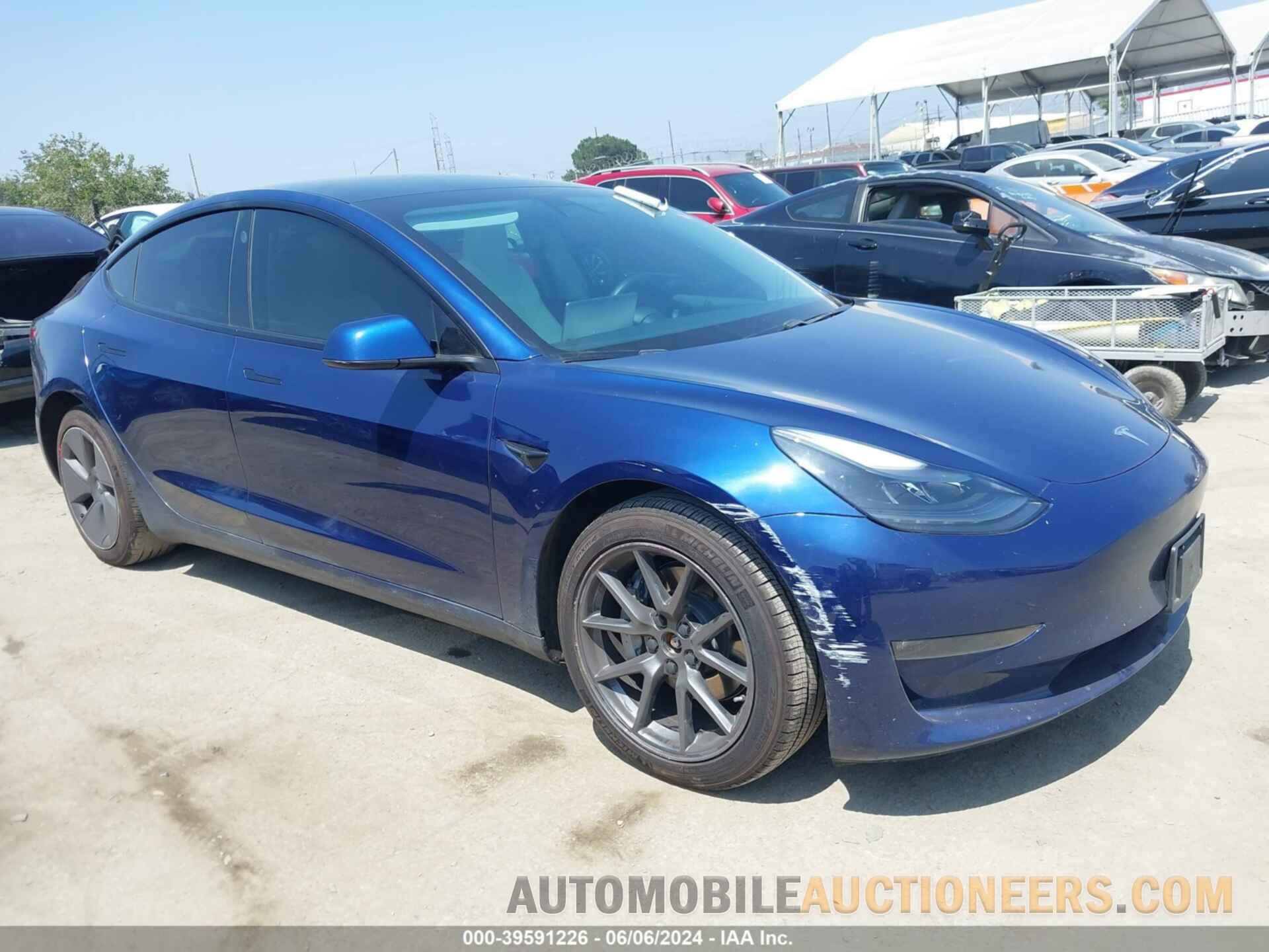 5YJ3E1EB9MF878886 TESLA MODEL 3 2021