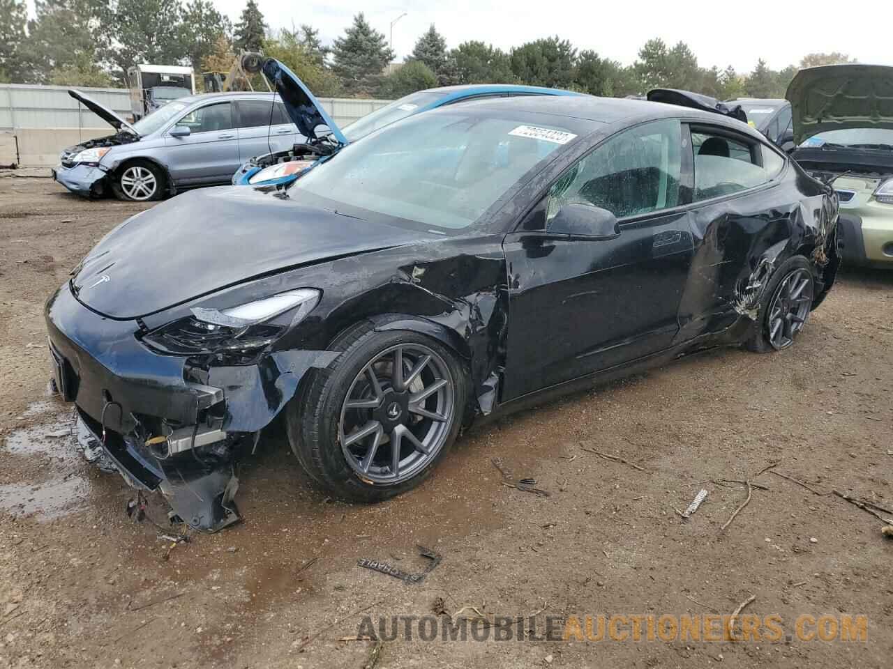 5YJ3E1EB9MF906461 TESLA MODEL 3 2021