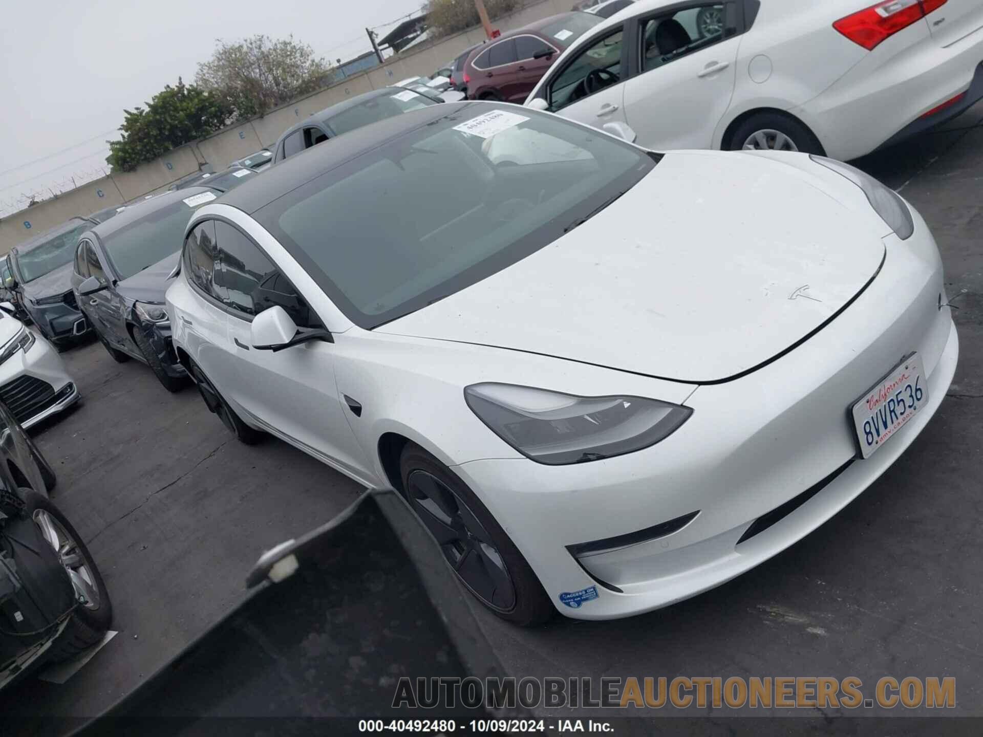 5YJ3E1EB9MF939038 TESLA MODEL 3 2021