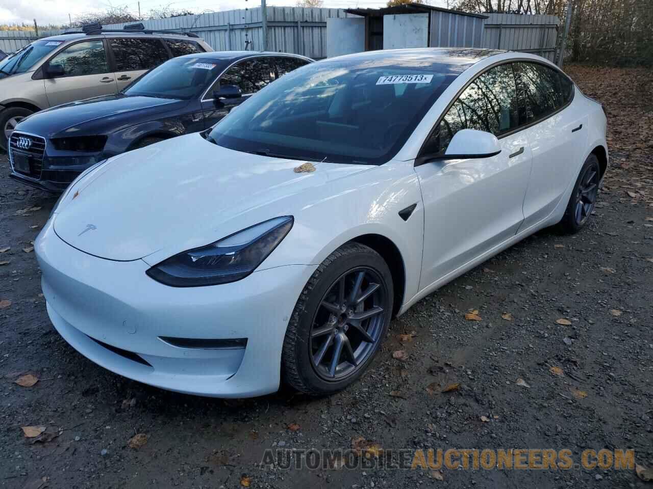 5YJ3E1EB9MF941680 TESLA MODEL 3 2021