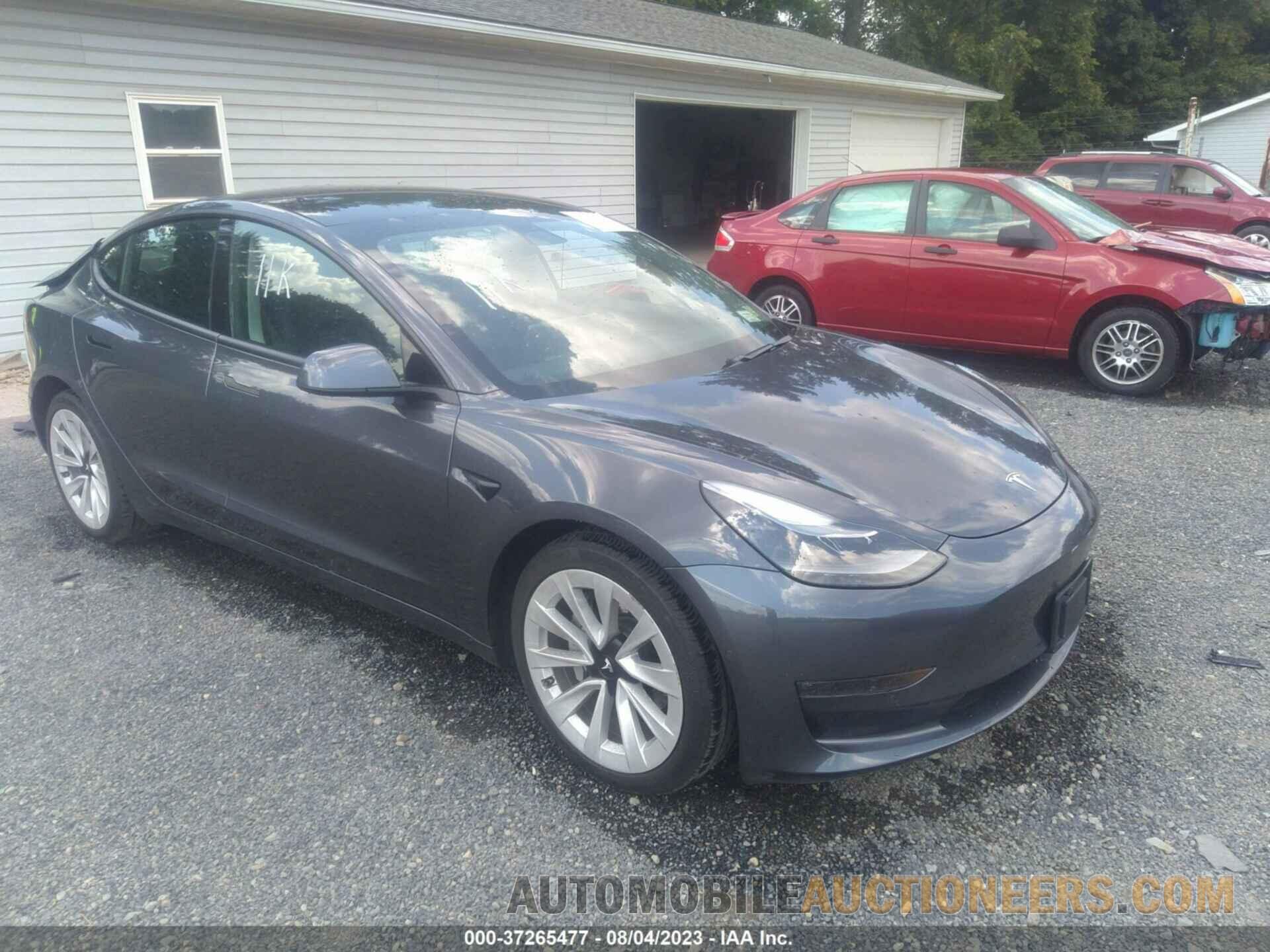 5YJ3E1EB9MF980267 TESLA MODEL 3 2021