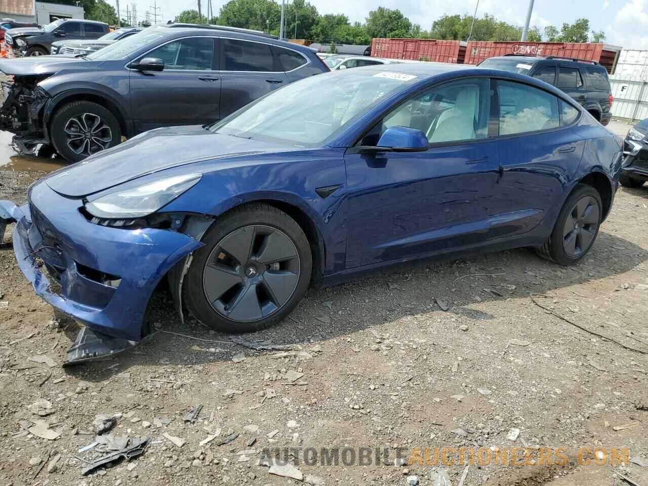 5YJ3E1EB9NF108477 TESLA MODEL 3 2022