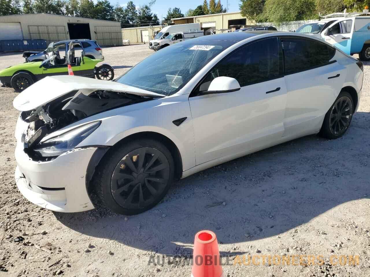 5YJ3E1EB9NF118507 TESLA MODEL 3 2022