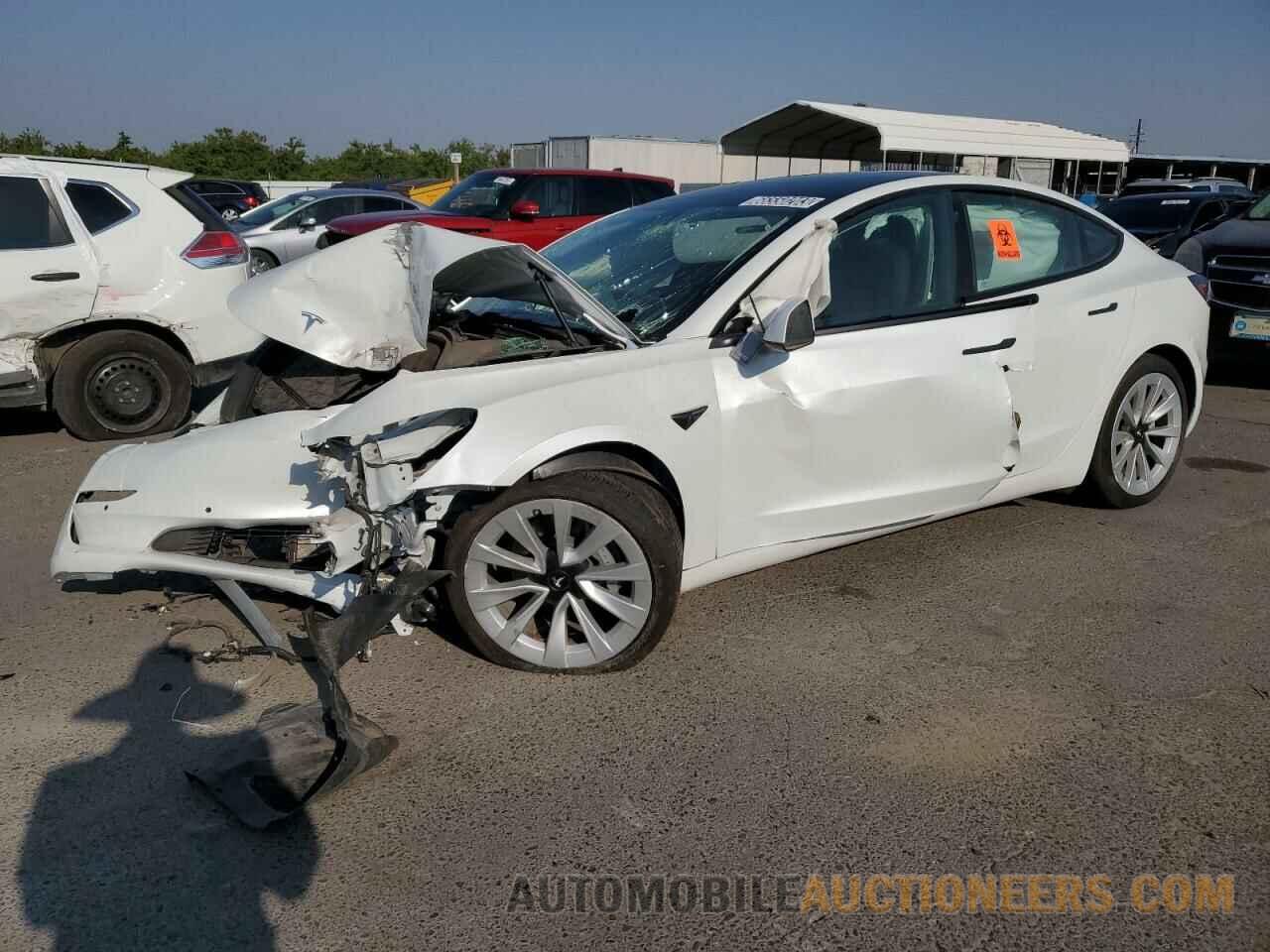 5YJ3E1EB9NF143939 TESLA MODEL 3 2022