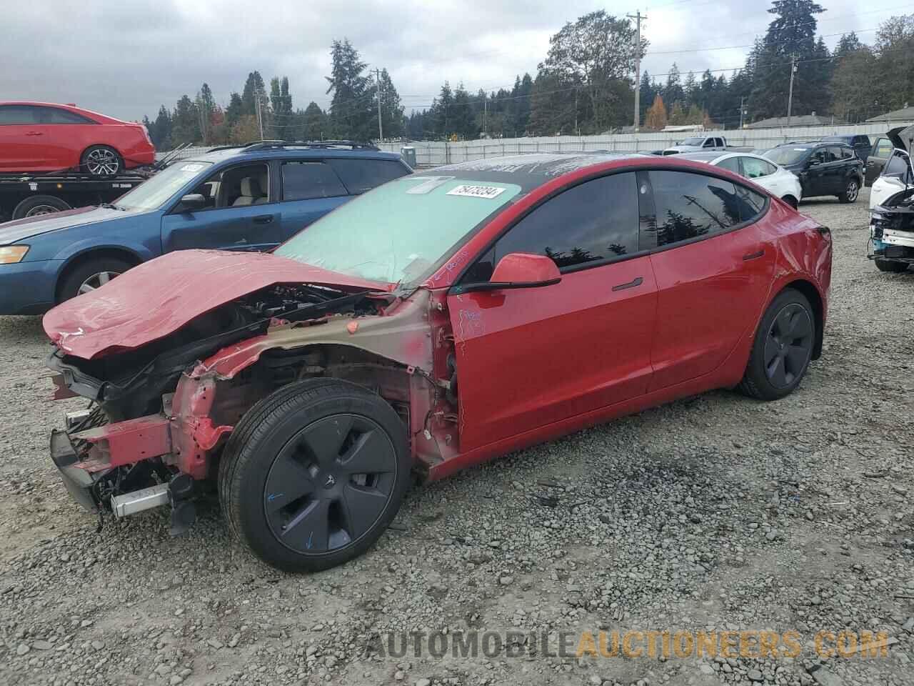 5YJ3E1EB9NF161325 TESLA MODEL 3 2022