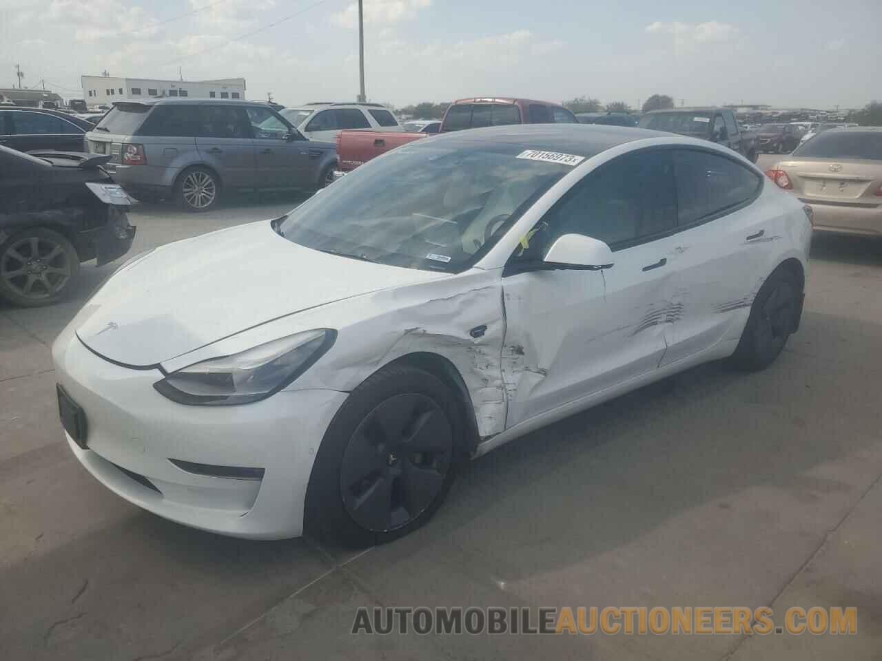 5YJ3E1EB9NF164645 TESLA MODEL 3 2022