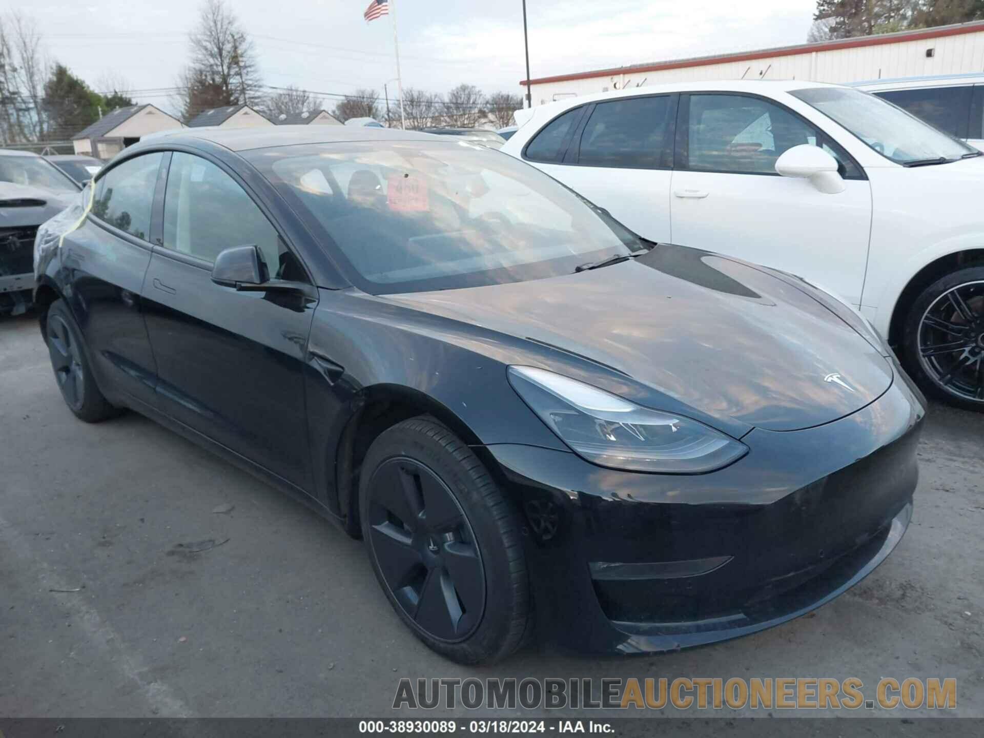 5YJ3E1EB9NF184202 TESLA MODEL 3 2022