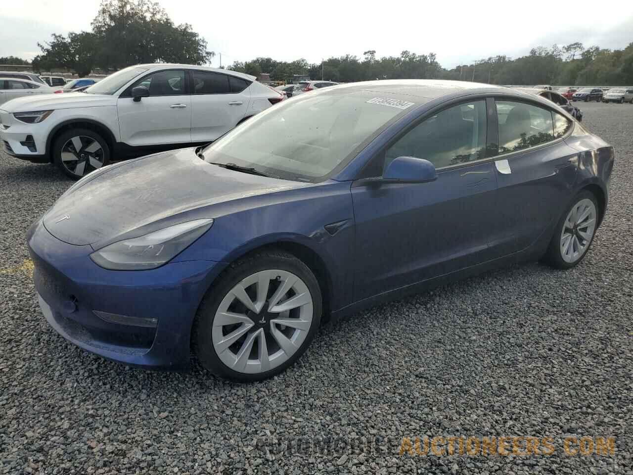 5YJ3E1EB9NF184295 TESLA MODEL 3 2022