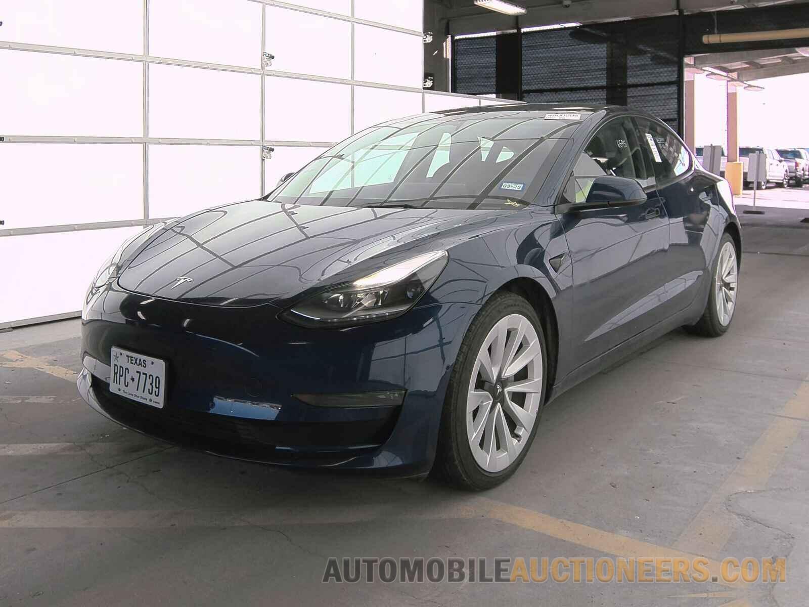 5YJ3E1EB9NF186595 Tesla Model 3 2022