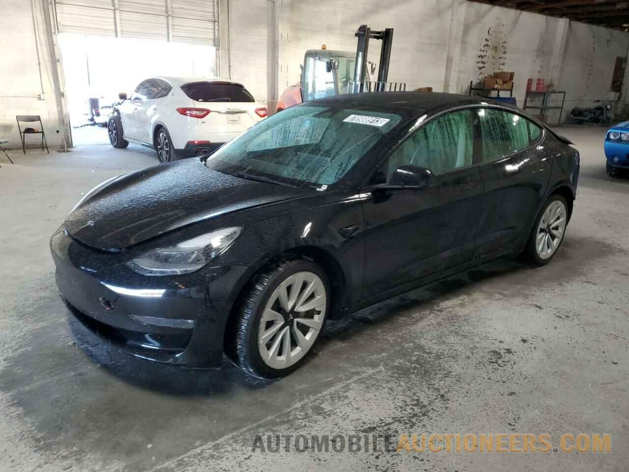 5YJ3E1EB9NF187925 TESLA MODEL 3 2022