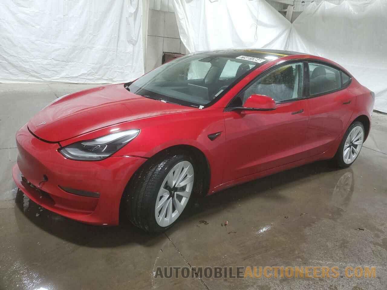 5YJ3E1EB9NF191683 TESLA MODEL 3 2022