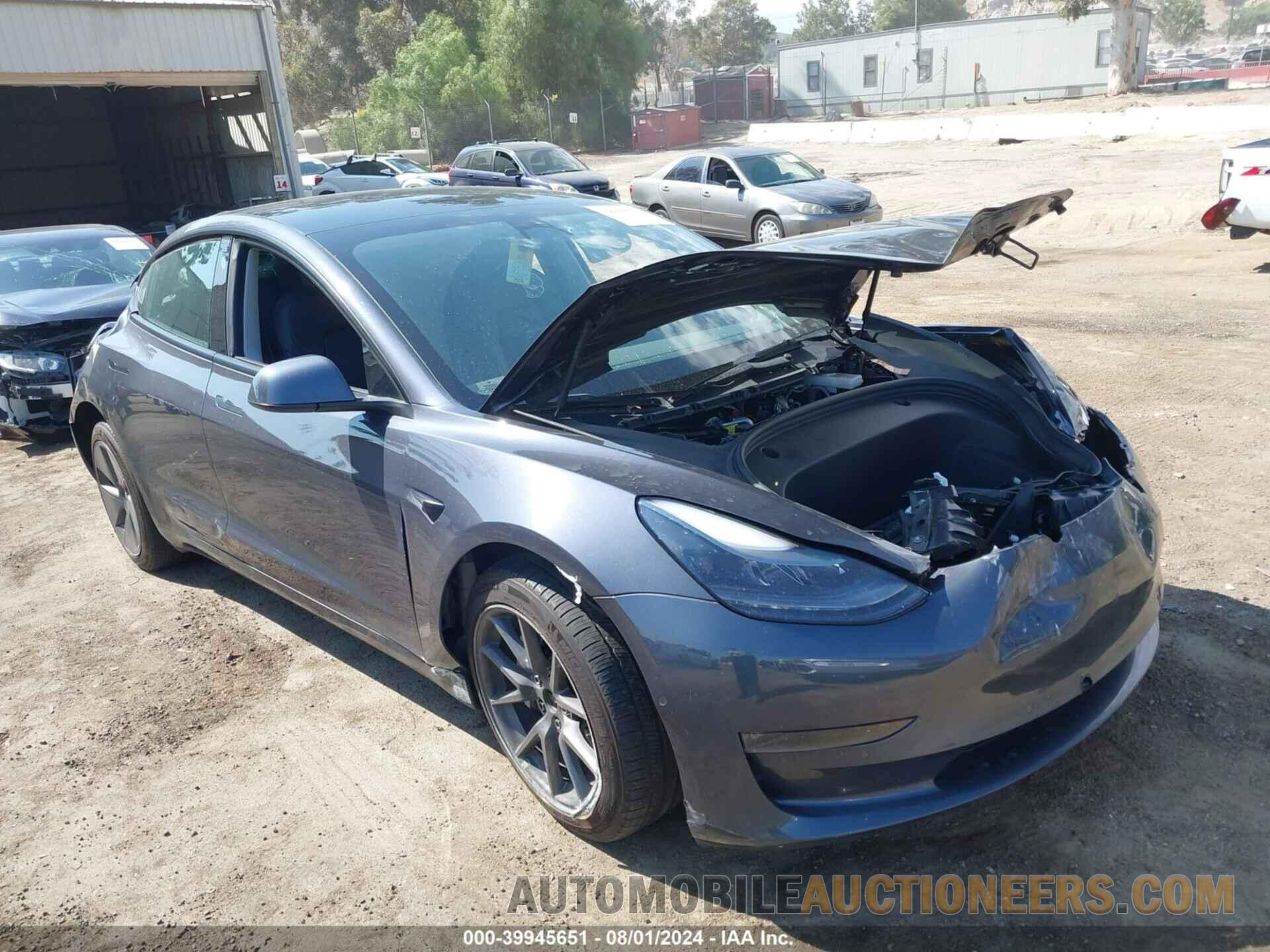 5YJ3E1EB9NF192753 TESLA MODEL 3 2022