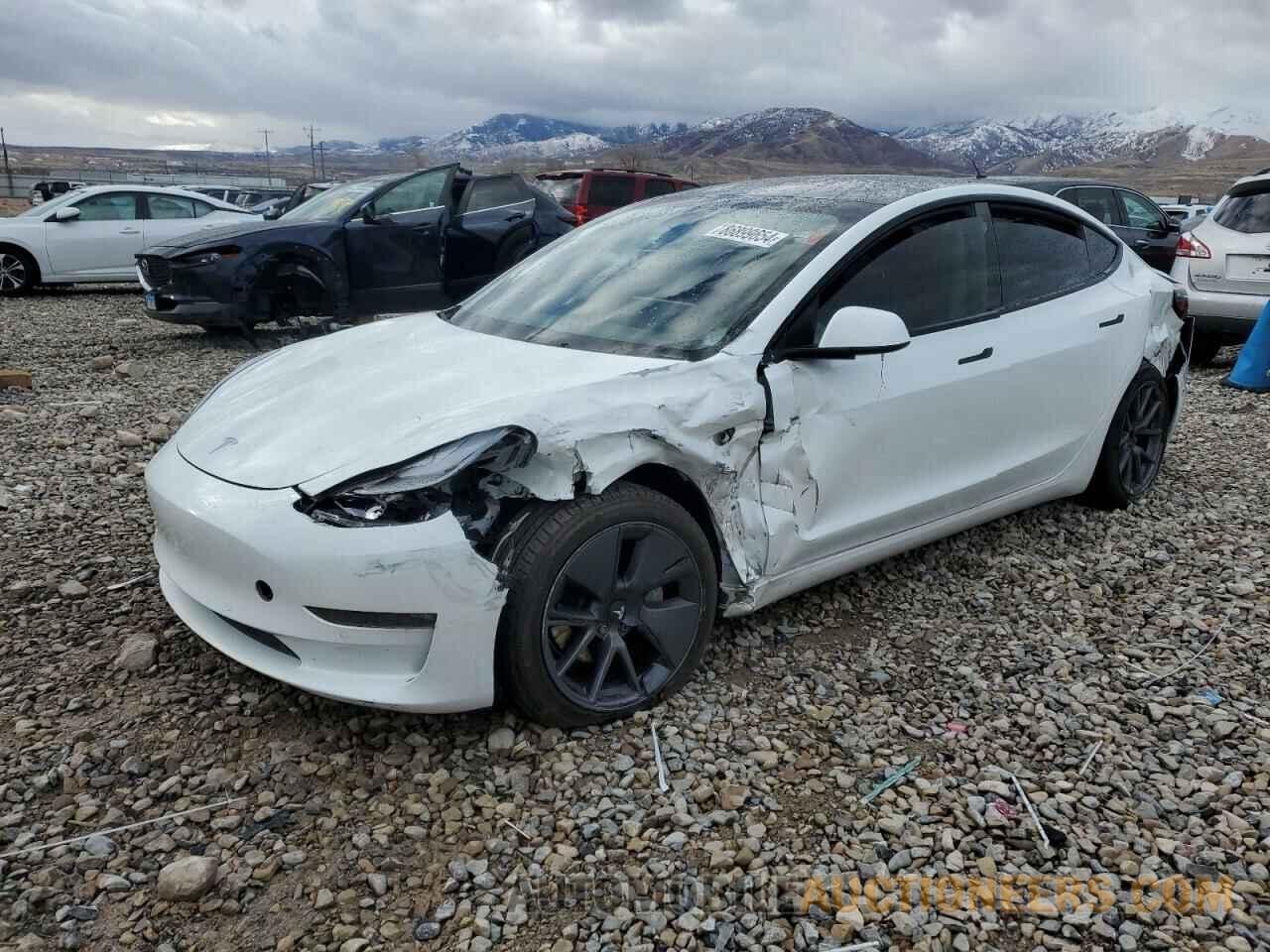 5YJ3E1EB9NF207087 TESLA MODEL 3 2022