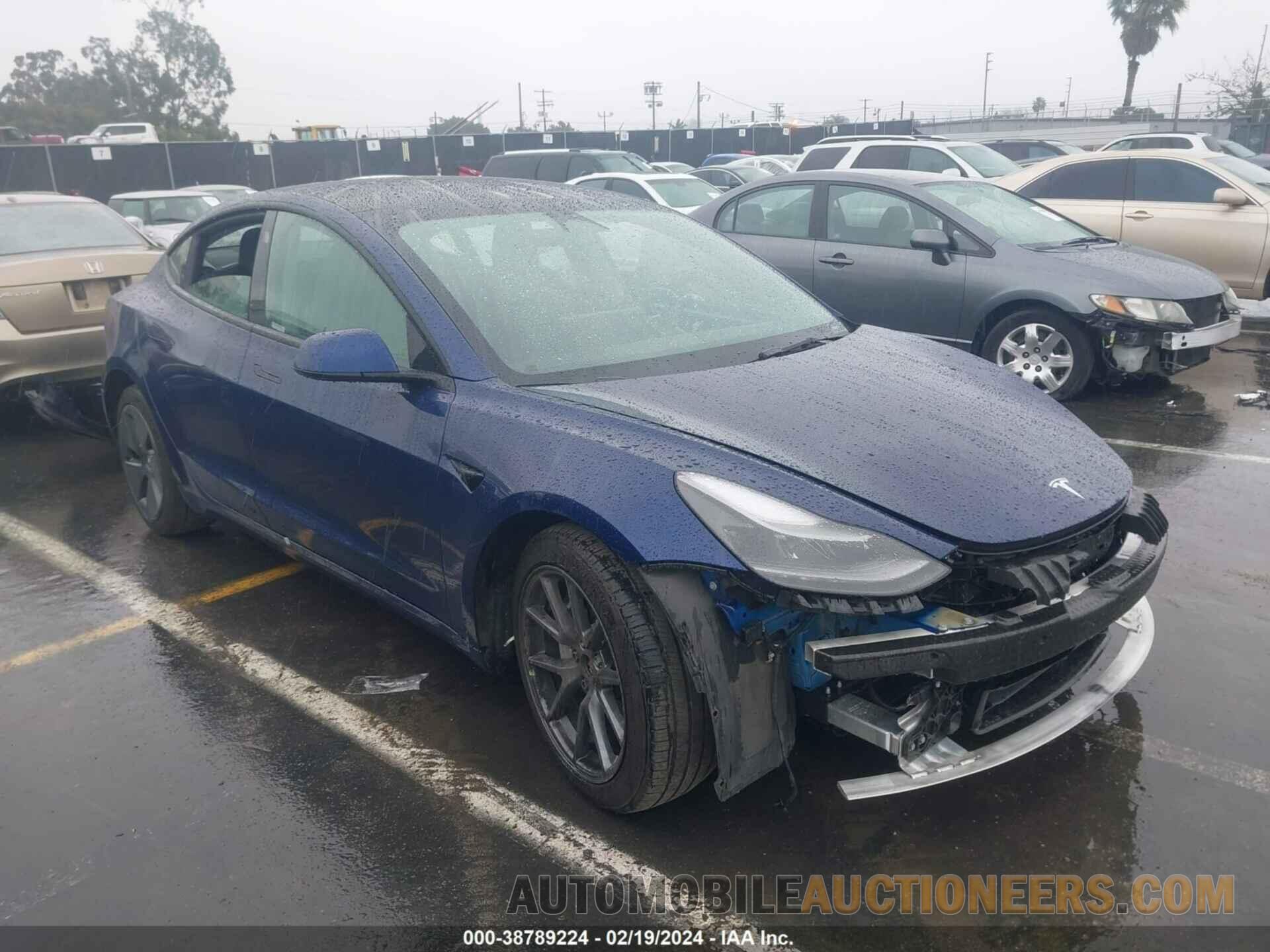 5YJ3E1EB9NF207946 TESLA MODEL 3 2022