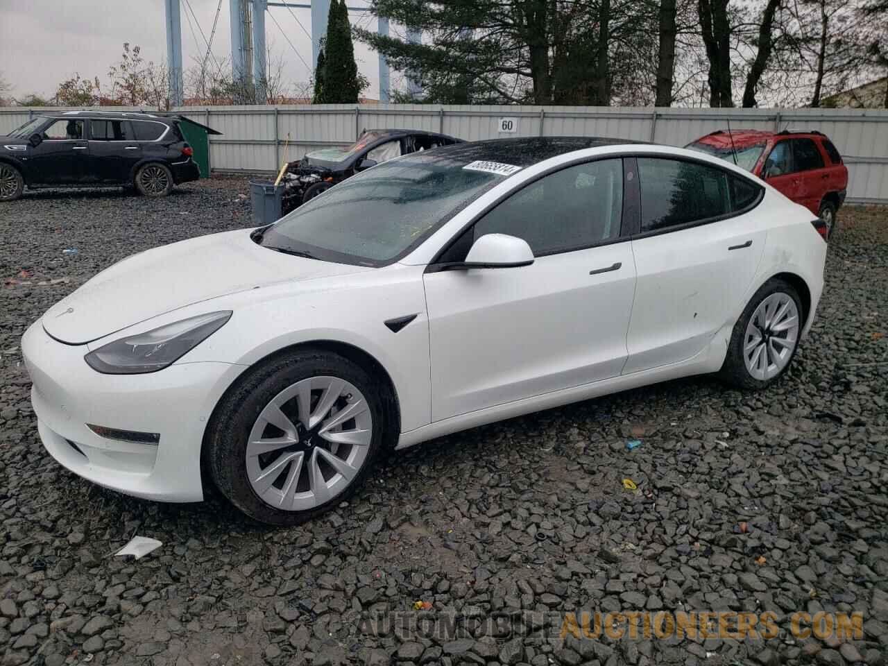 5YJ3E1EB9NF209339 TESLA MODEL 3 2022