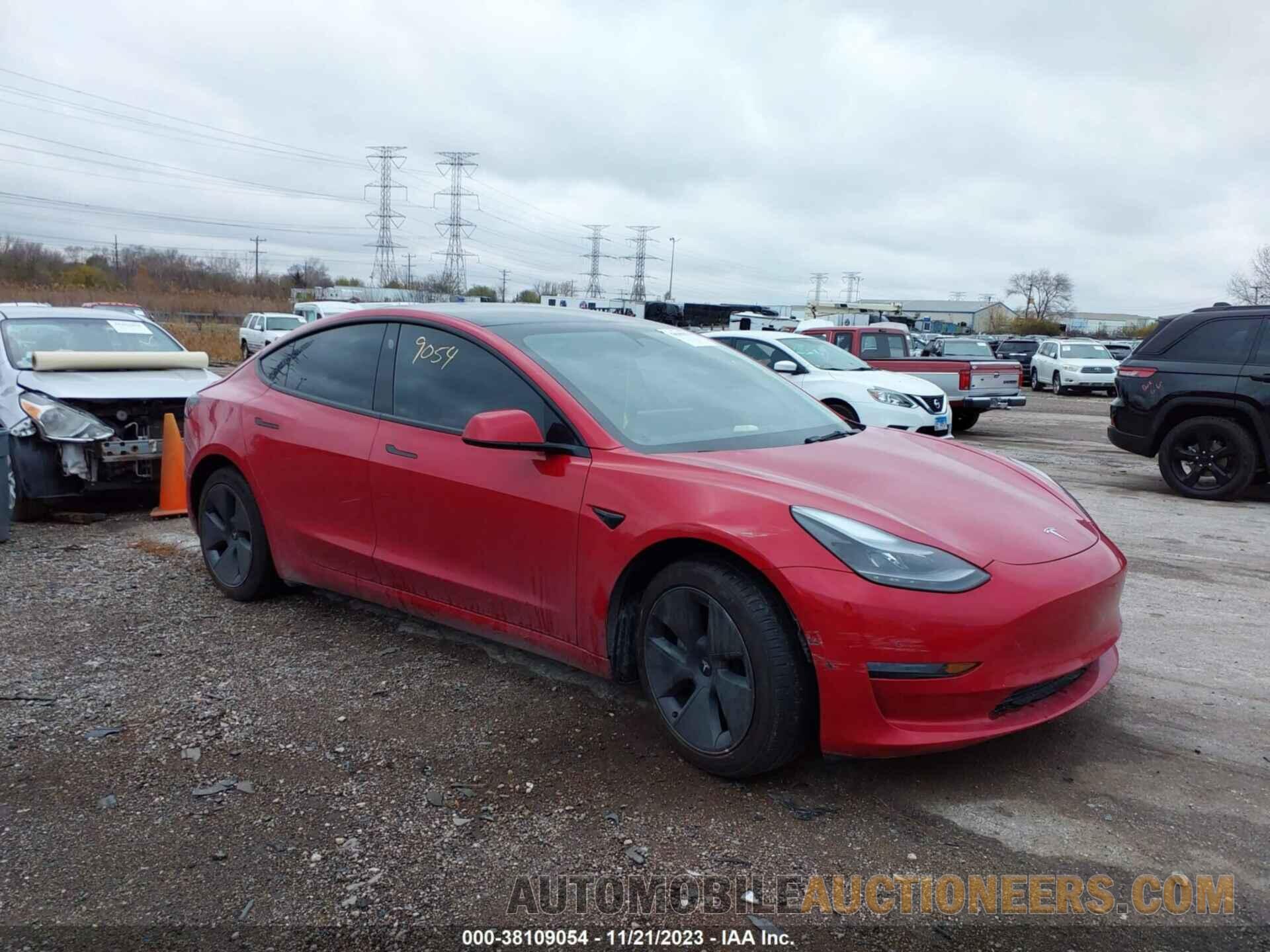 5YJ3E1EB9NF249551 TESLA MODEL 3 2022