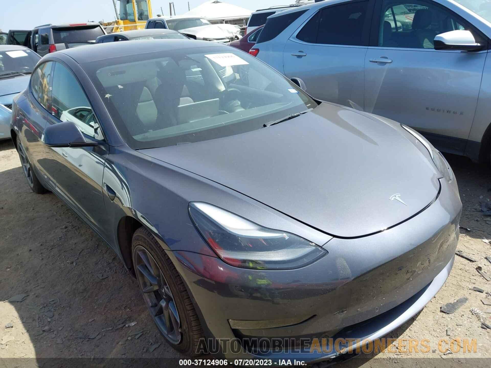 5YJ3E1EB9NF257830 TESLA MODEL 3 2022