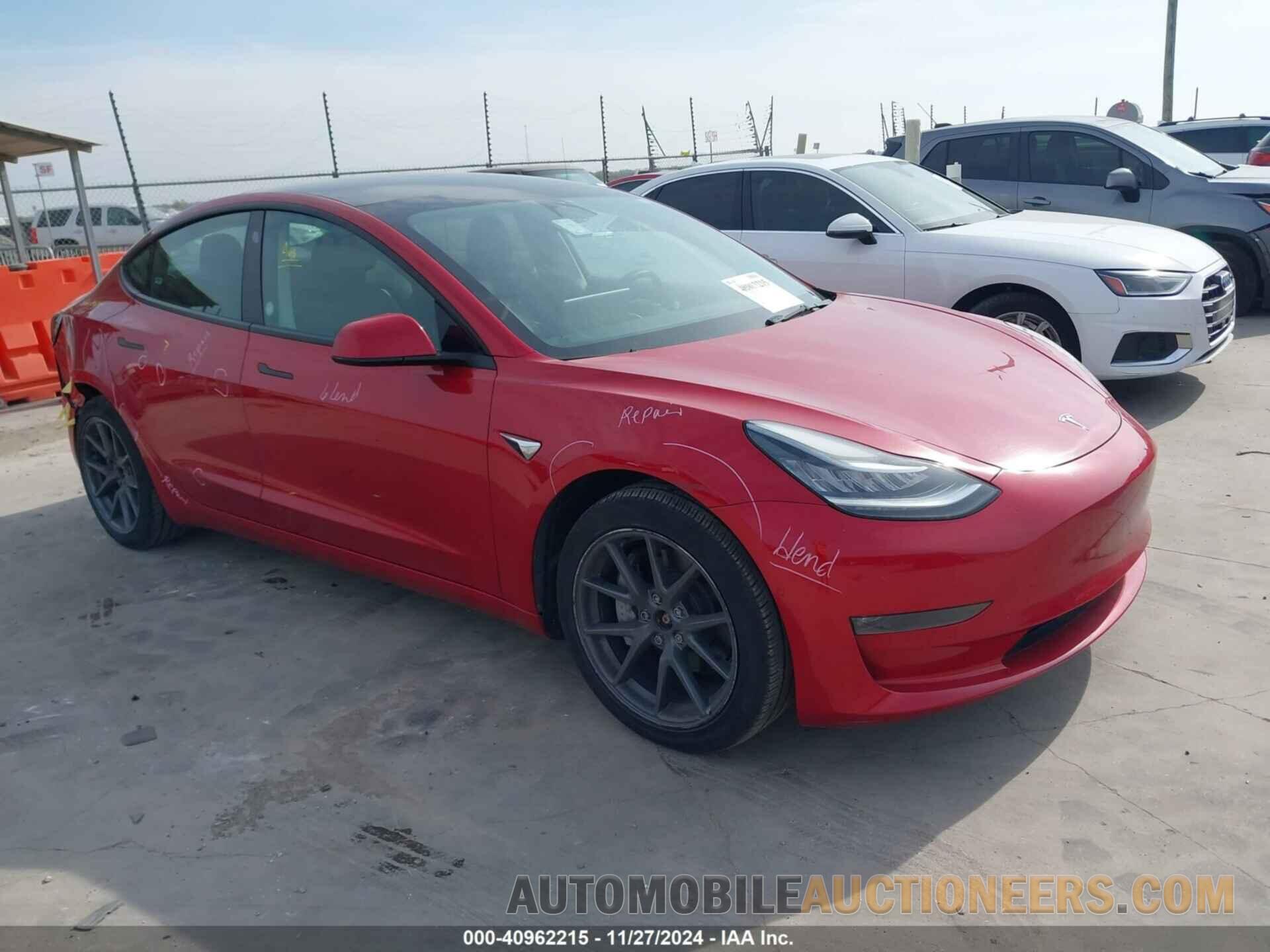 5YJ3E1EB9NF260419 TESLA MODEL 3 2022