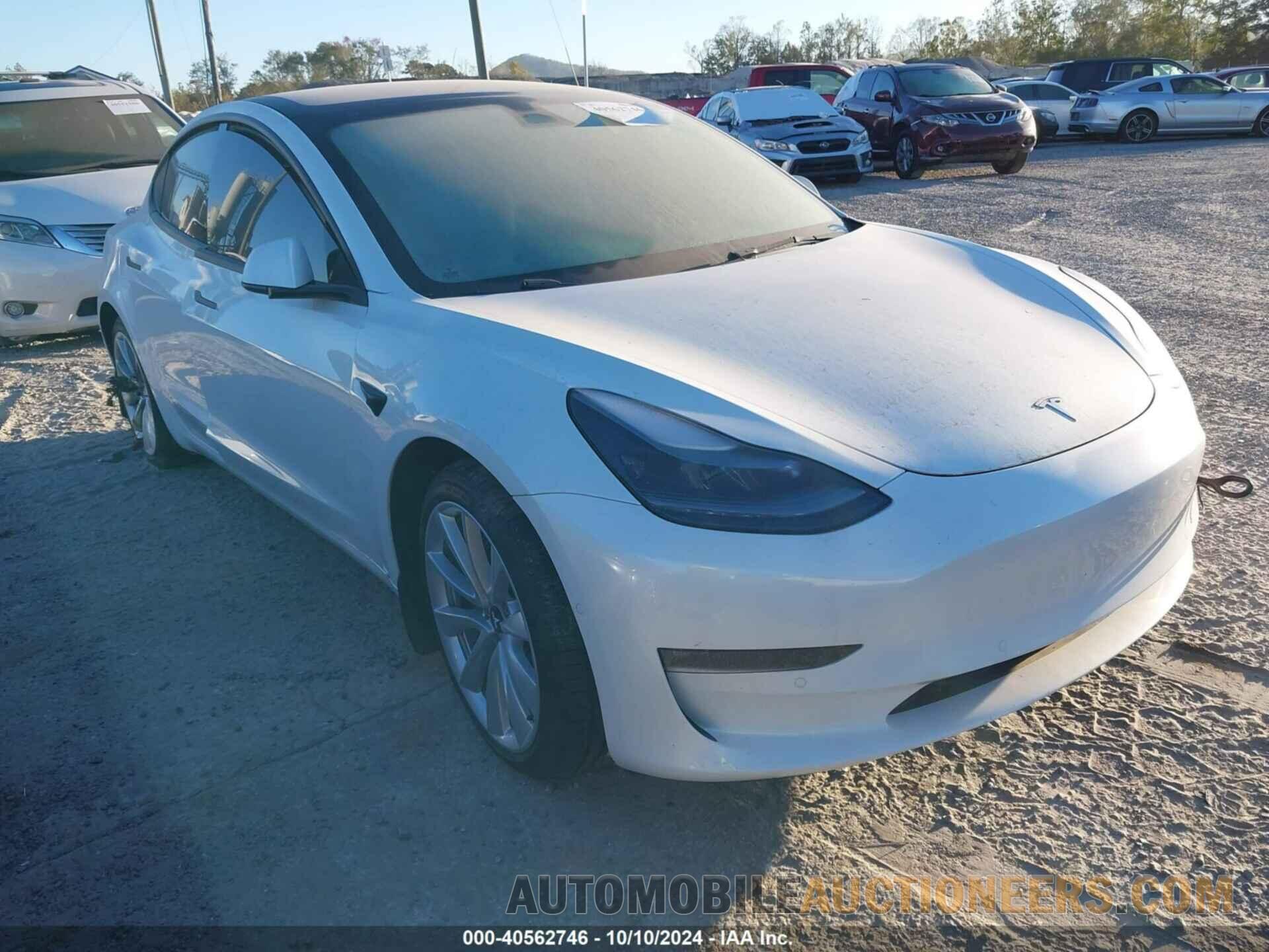 5YJ3E1EB9NF263997 TESLA MODEL 3 2022