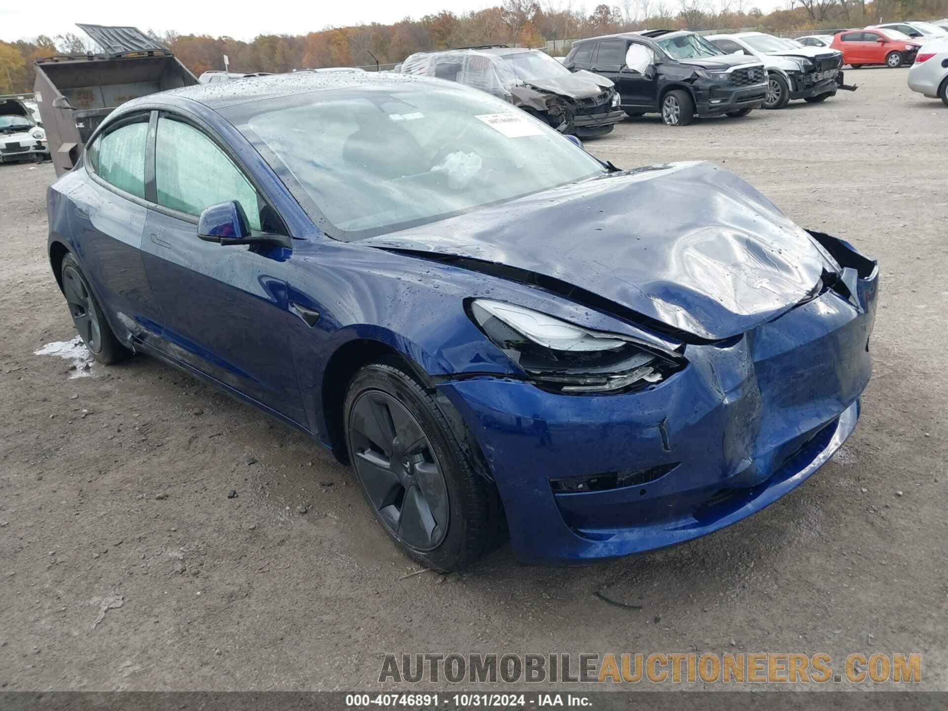 5YJ3E1EB9NF265572 TESLA MODEL 3 2022