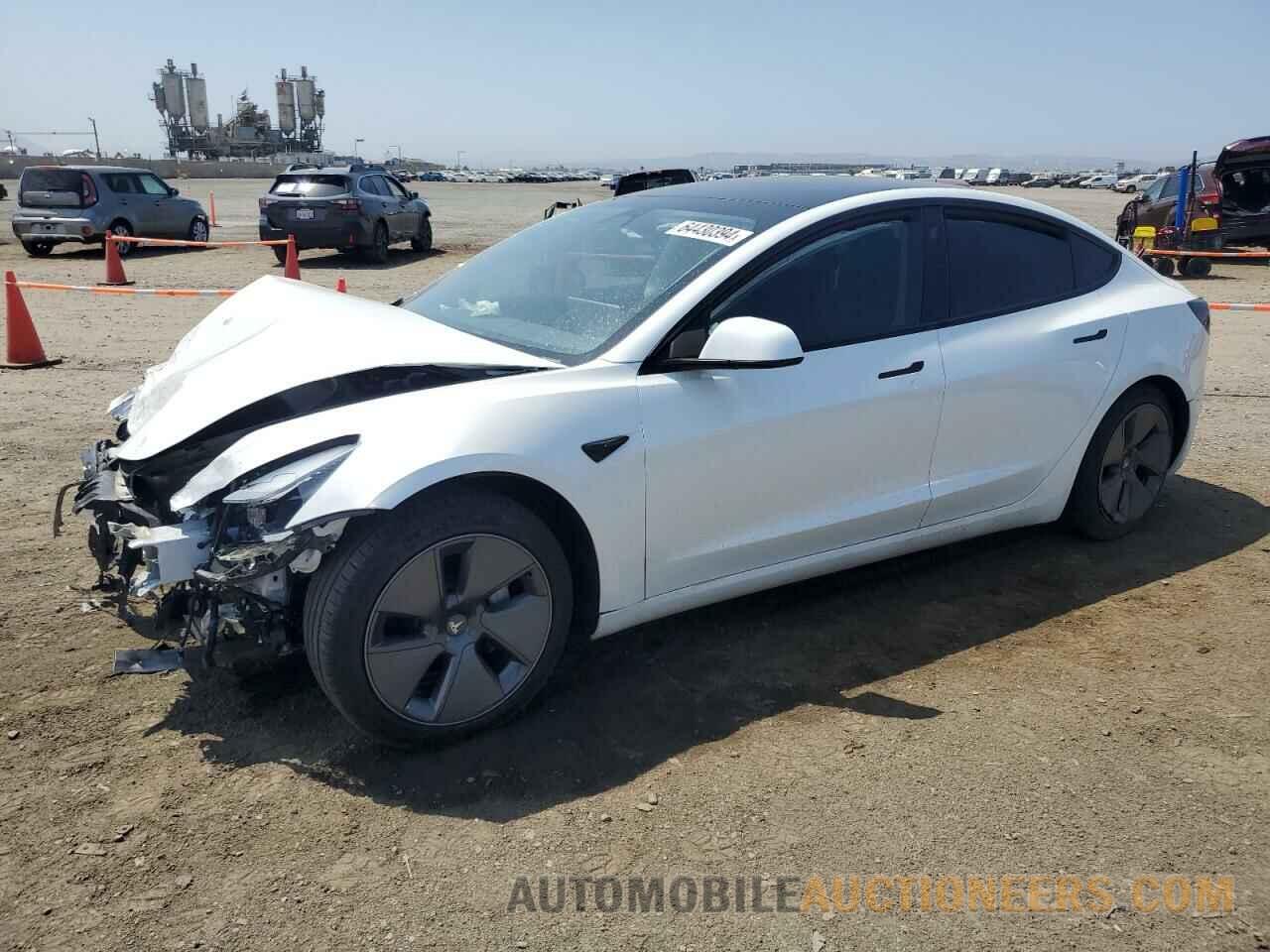 5YJ3E1EB9NF275485 TESLA MODEL 3 2022