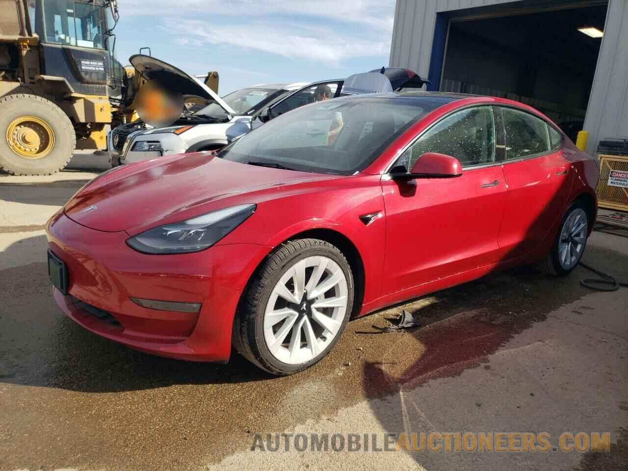 5YJ3E1EB9NF289855 TESLA MODEL 3 2022