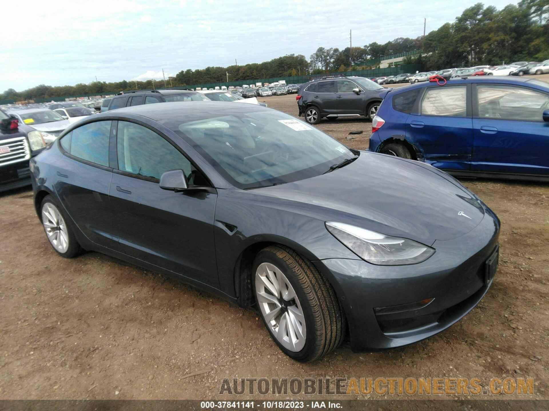 5YJ3E1EB9NF290536 TESLA MODEL 3 2022