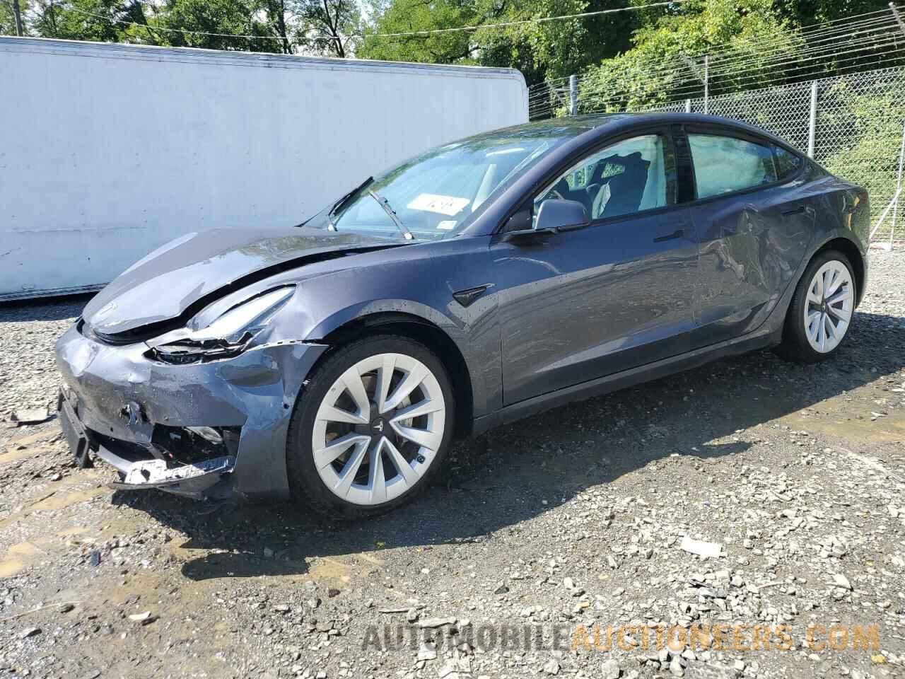 5YJ3E1EB9NF291363 TESLA MODEL 3 2022