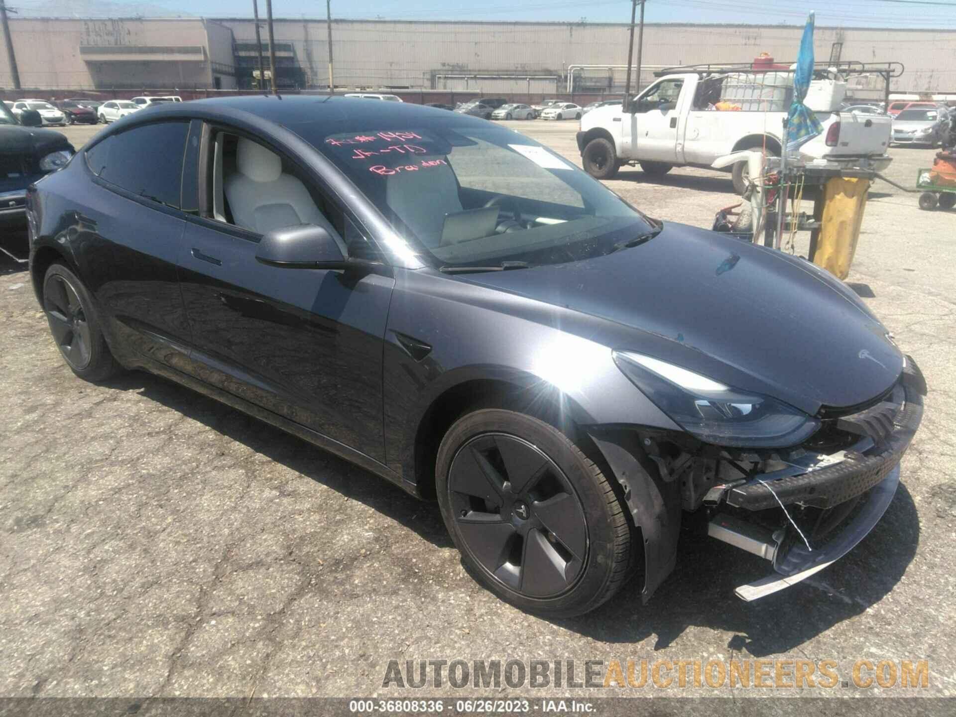 5YJ3E1EB9NF296398 TESLA MODEL 3 2022