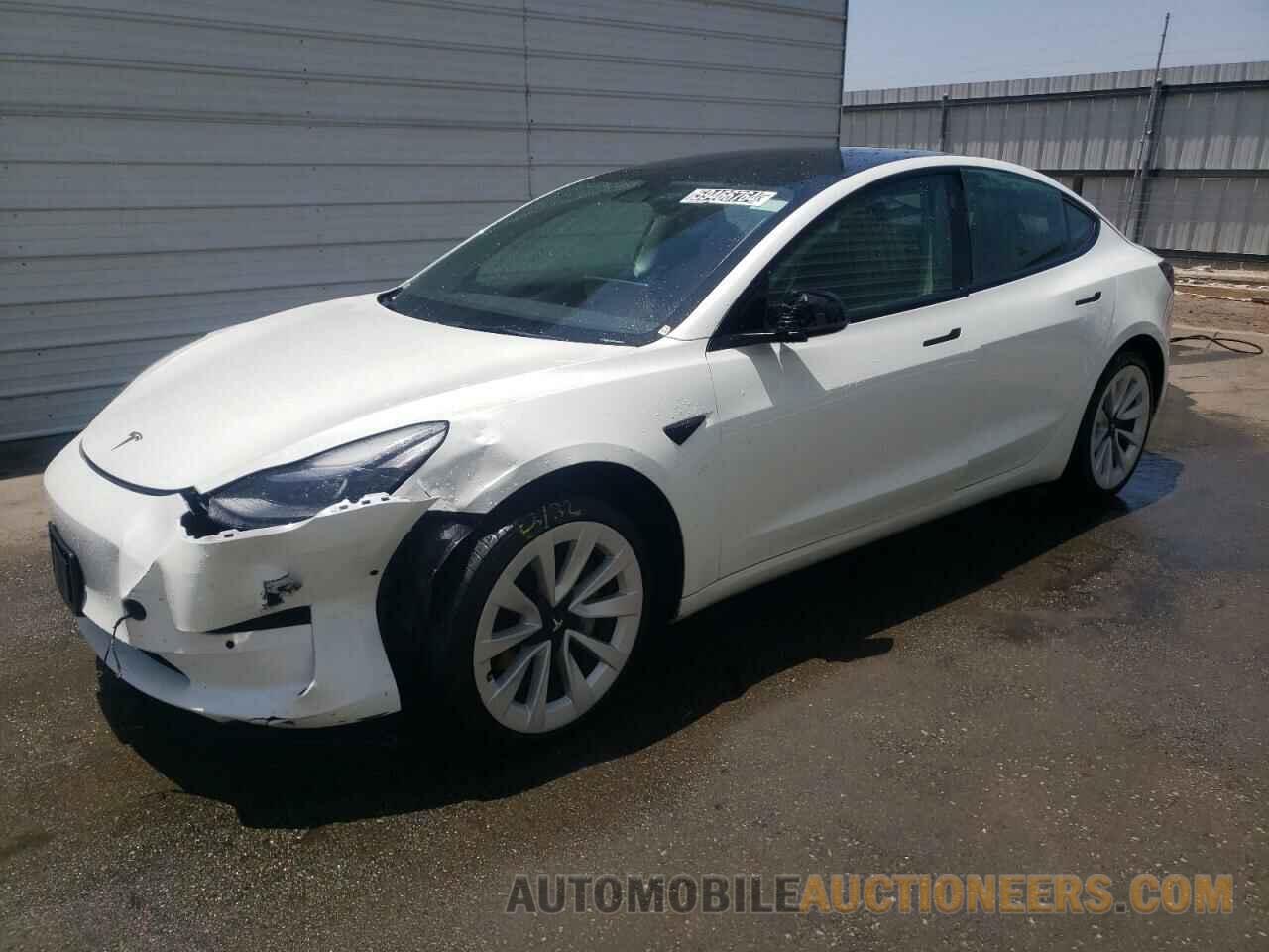 5YJ3E1EB9NF300708 TESLA MODEL 3 2022