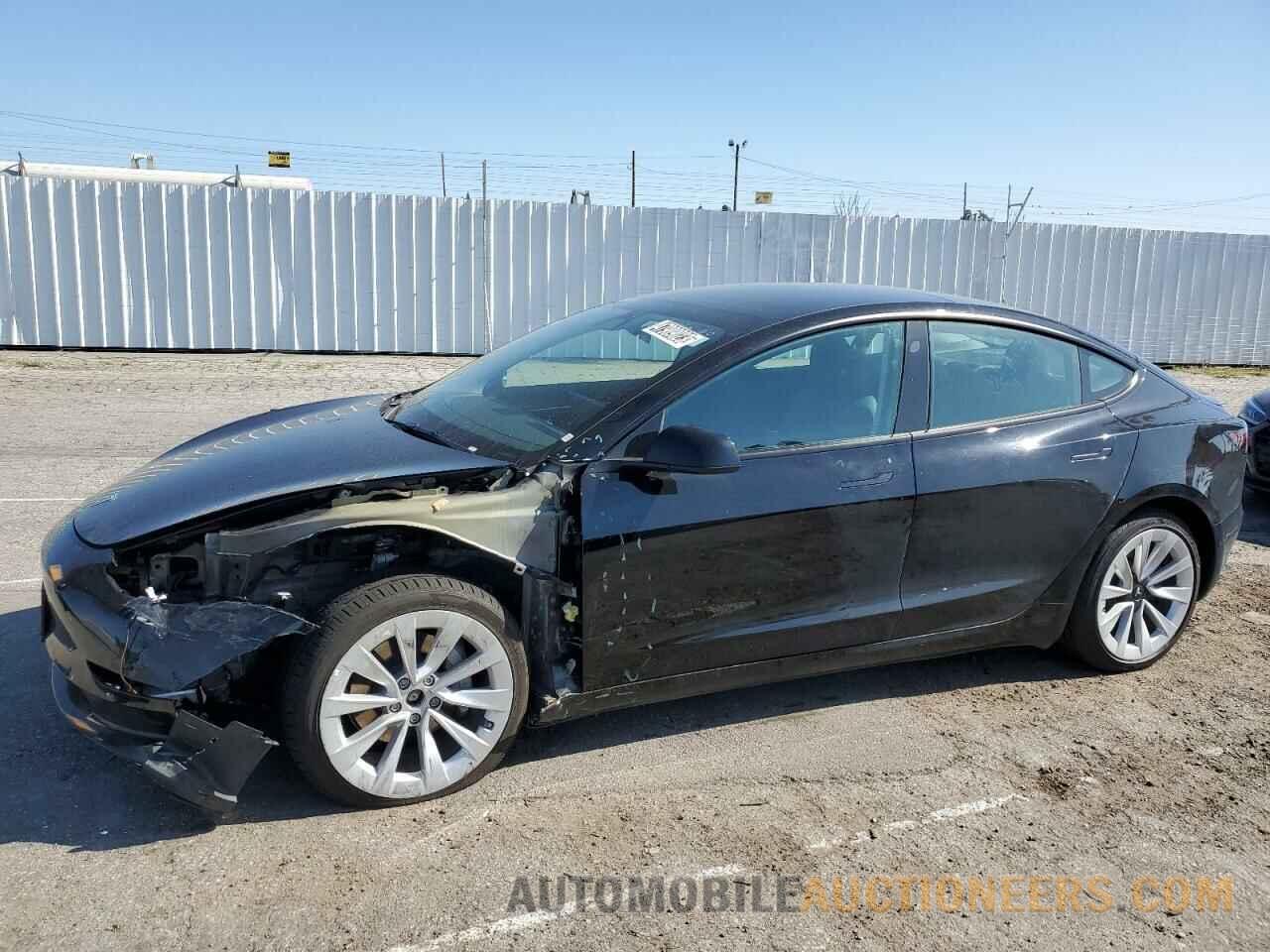 5YJ3E1EB9NF305181 TESLA MODEL 3 2022