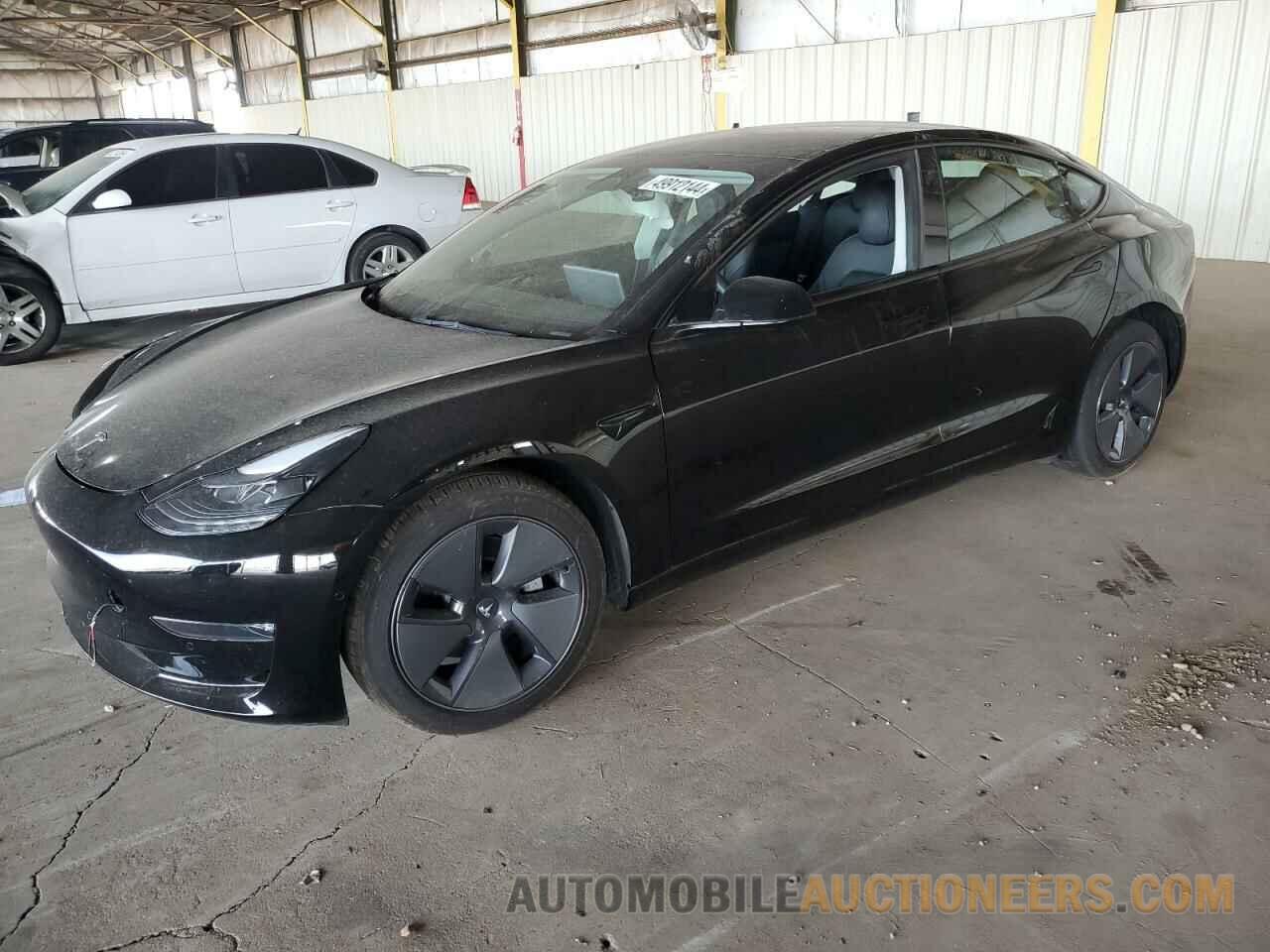 5YJ3E1EB9NF319873 TESLA MODEL 3 2022