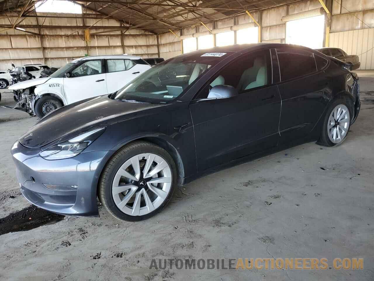 5YJ3E1EB9NF347849 TESLA MODEL 3 2022