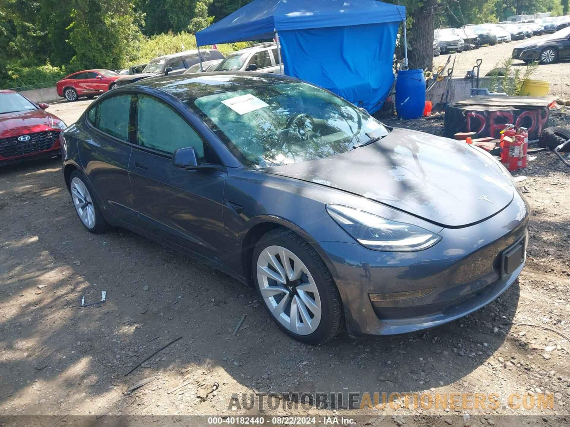 5YJ3E1EB9NF354980 TESLA MODEL 3 2022