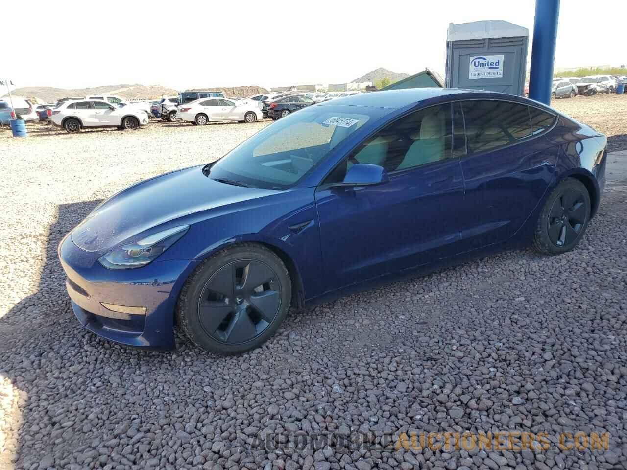 5YJ3E1EB9NF361220 TESLA MODEL 3 2022