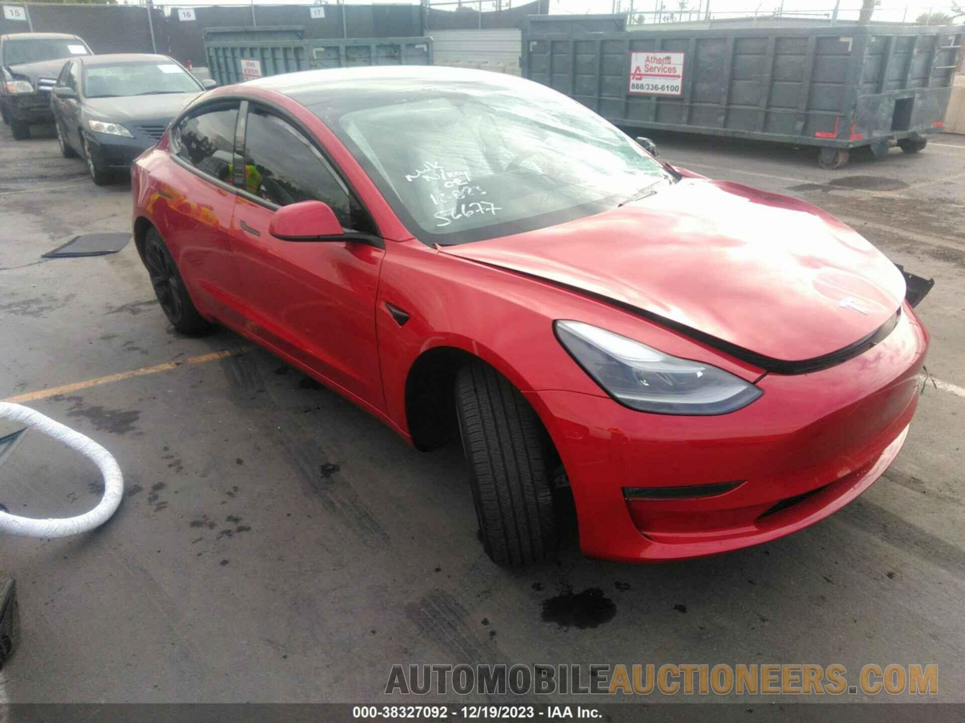 5YJ3E1EB9PF390185 TESLA MODEL 3 2023