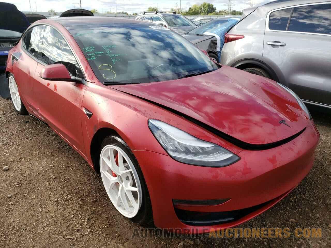 5YJ3E1EBXJF105436 TESLA MODEL 3 2018